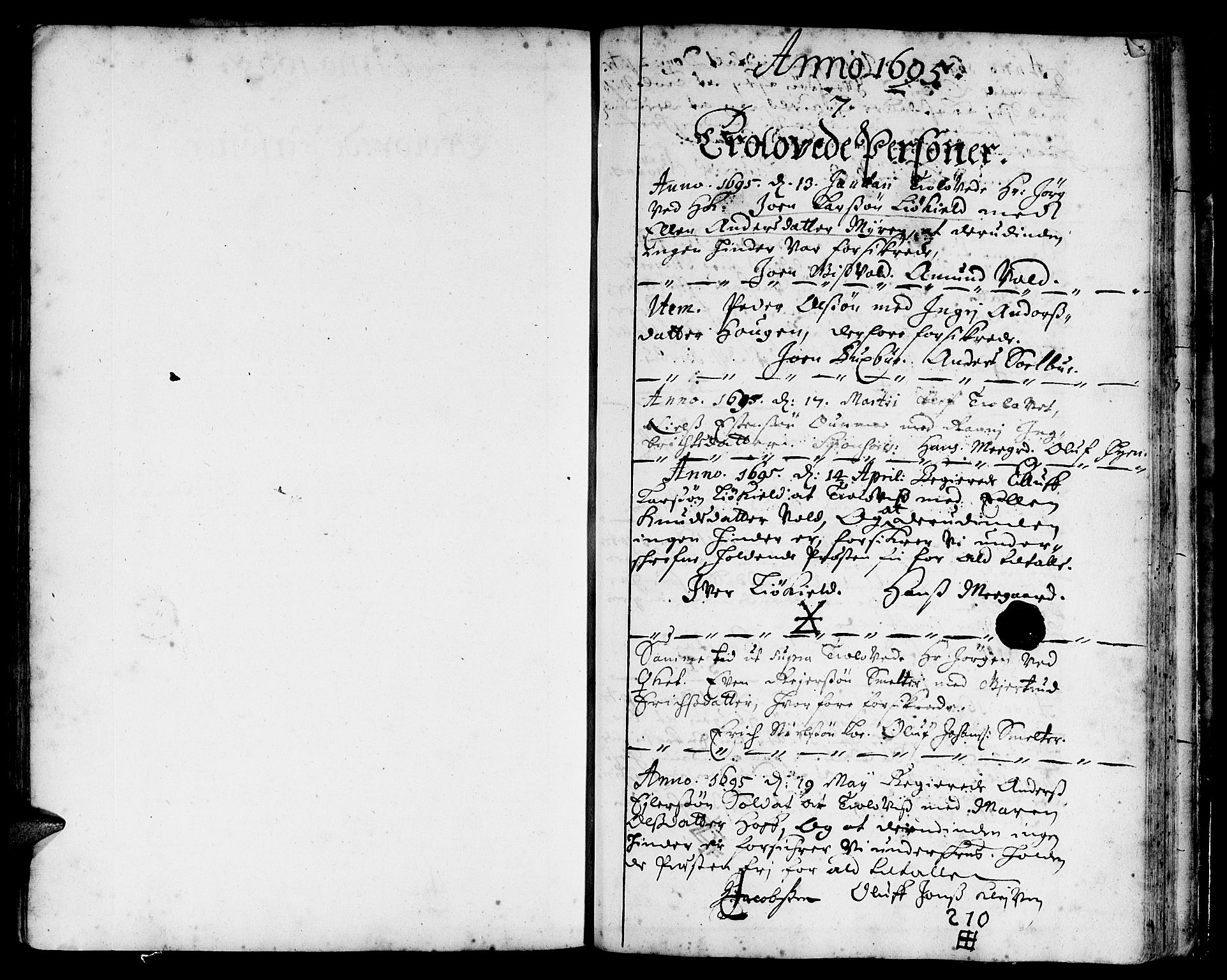 Ministerialprotokoller, klokkerbøker og fødselsregistre - Sør-Trøndelag, SAT/A-1456/668/L0801: Parish register (official) no. 668A01, 1695-1716, p. 314-315