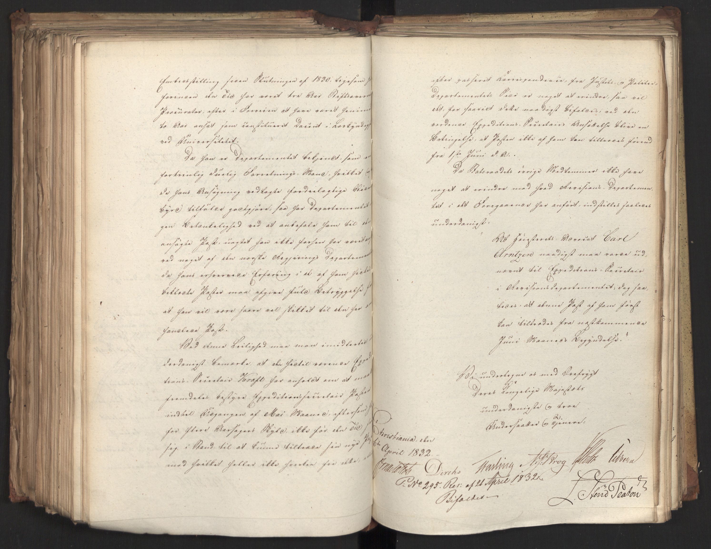 Statsrådsavdelingen i Stockholm, AV/RA-S-1003/D/Da/L0077: Regjeringsinnstillinger nr. 2100-2259, 1832, p. 393