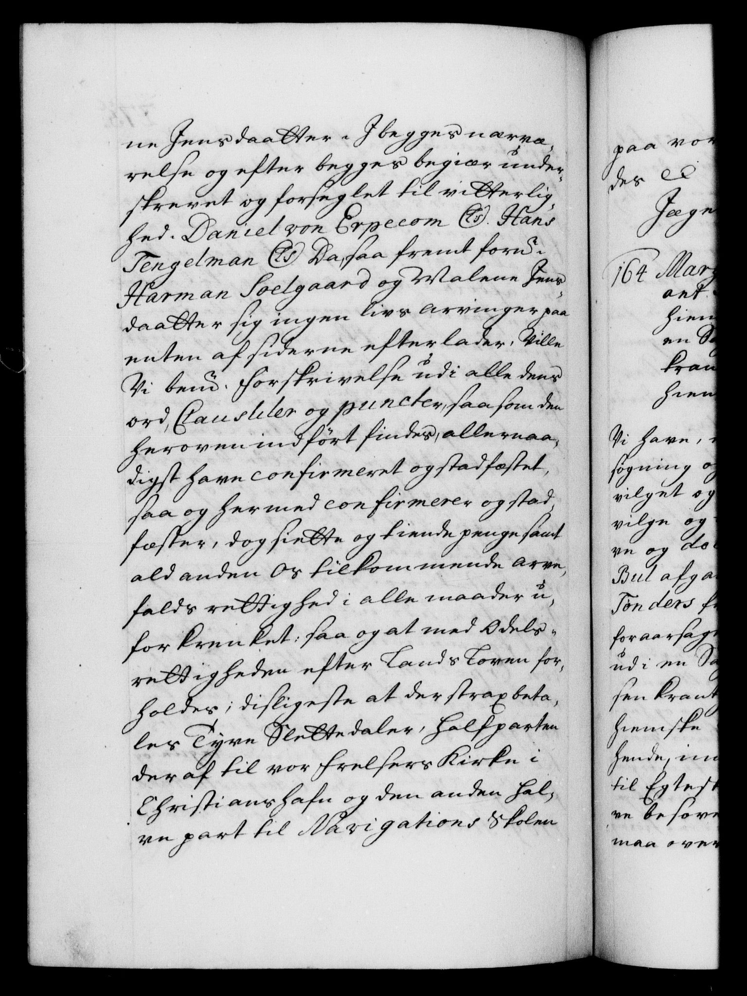 Danske Kanselli 1572-1799, AV/RA-EA-3023/F/Fc/Fca/Fcaa/L0020: Norske registre, 1708-1711, p. 275b