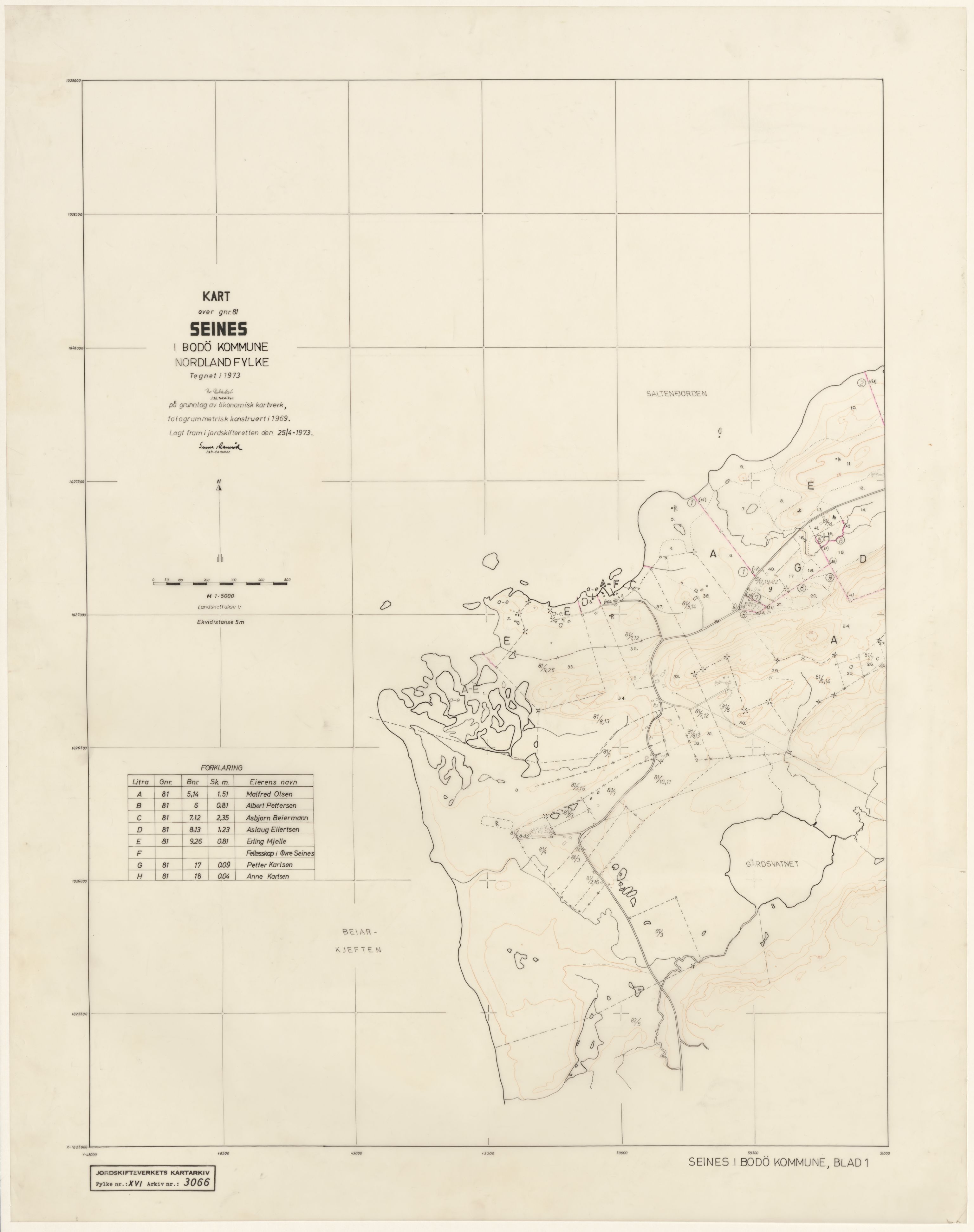 Jordskifteverkets kartarkiv, RA/S-3929/T, 1859-1988, p. 4007