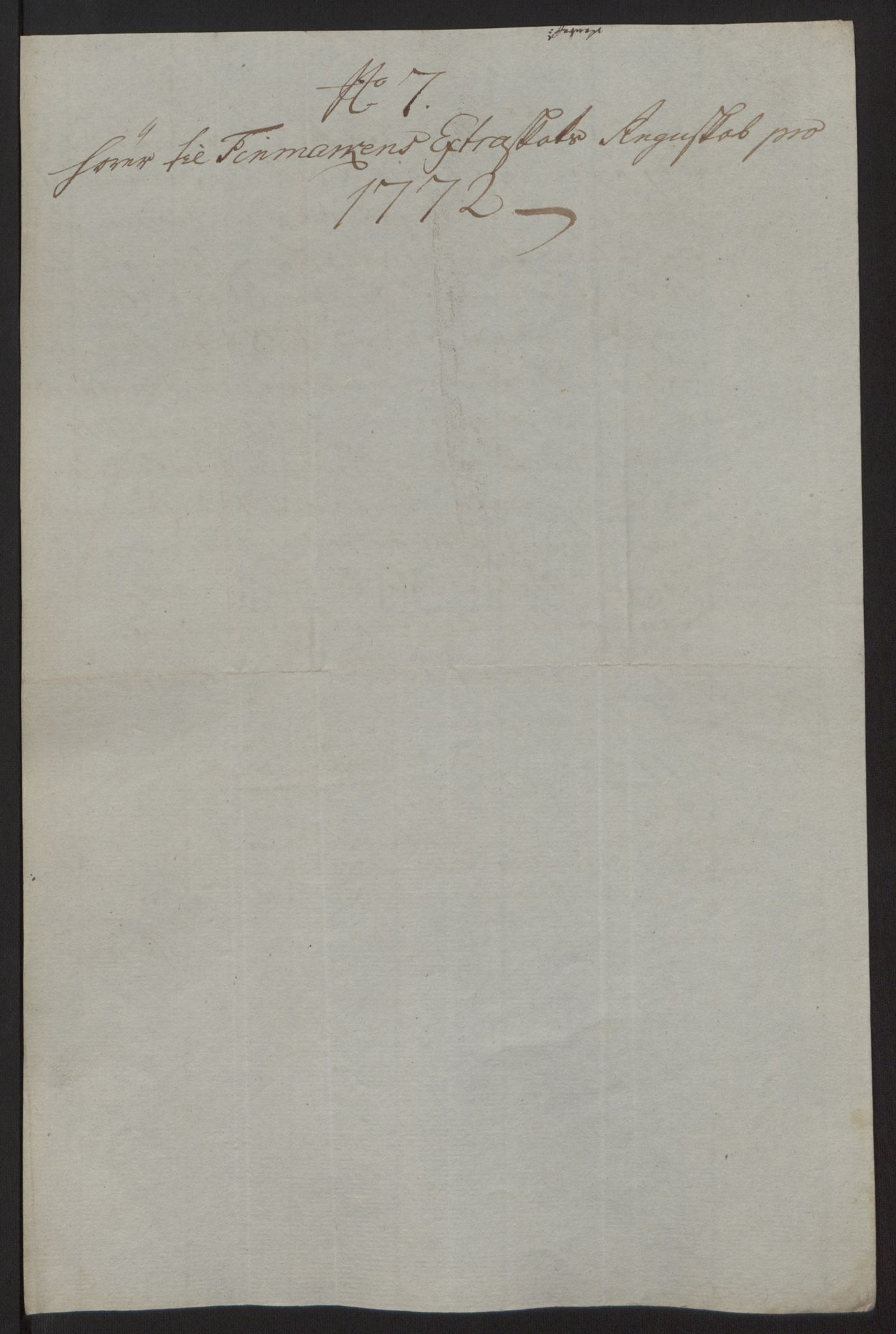 Rentekammeret inntil 1814, Reviderte regnskaper, Fogderegnskap, RA/EA-4092/R69/L4910: Ekstraskatten  Finnmark/Vardøhus, 1762-1772, p. 490