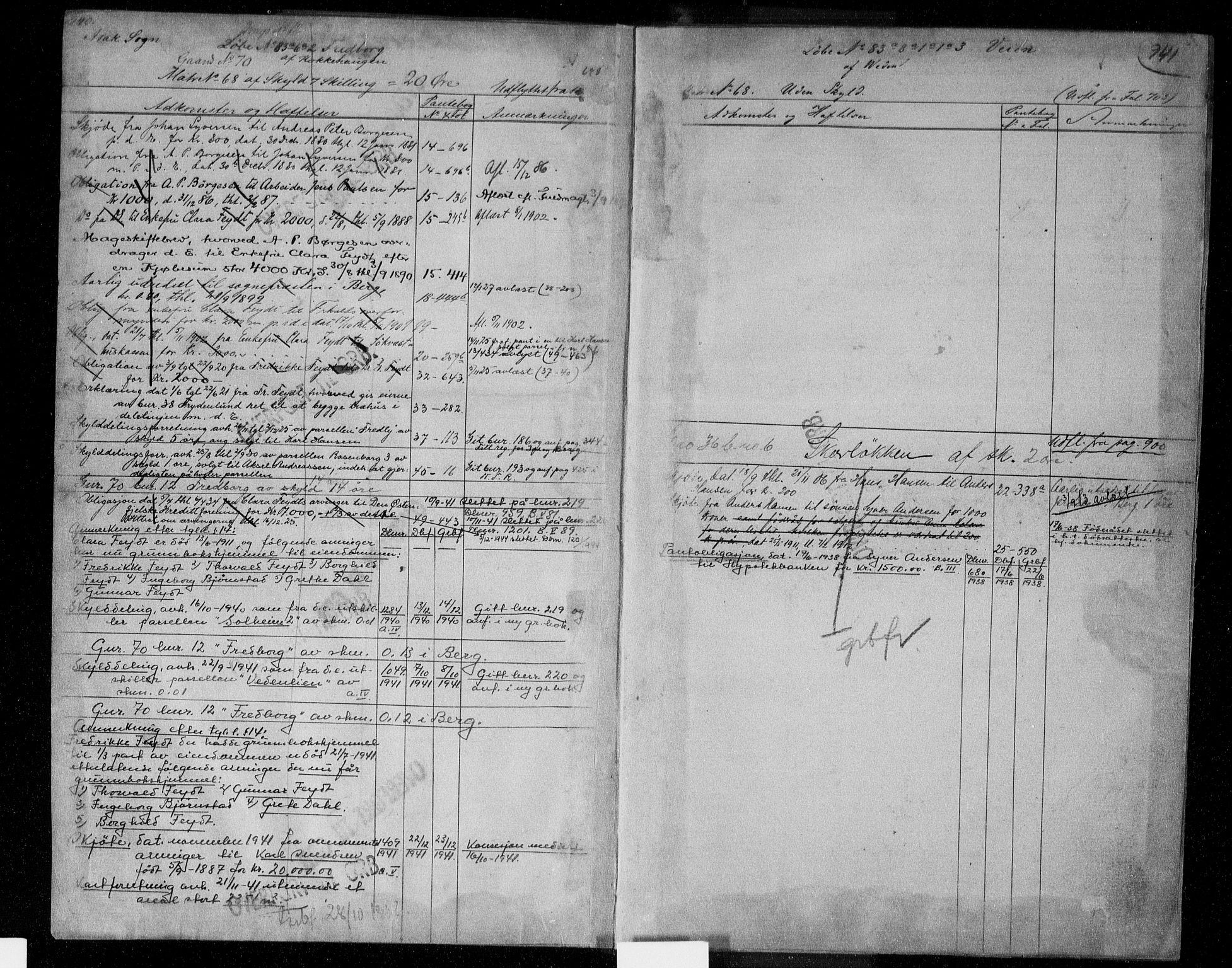 Idd og Marker sorenskriveri, AV/SAO-A-10283/G/Ga/Gac/L0004b: Mortgage register no. II 4b, 1848-1953, p. 940-941