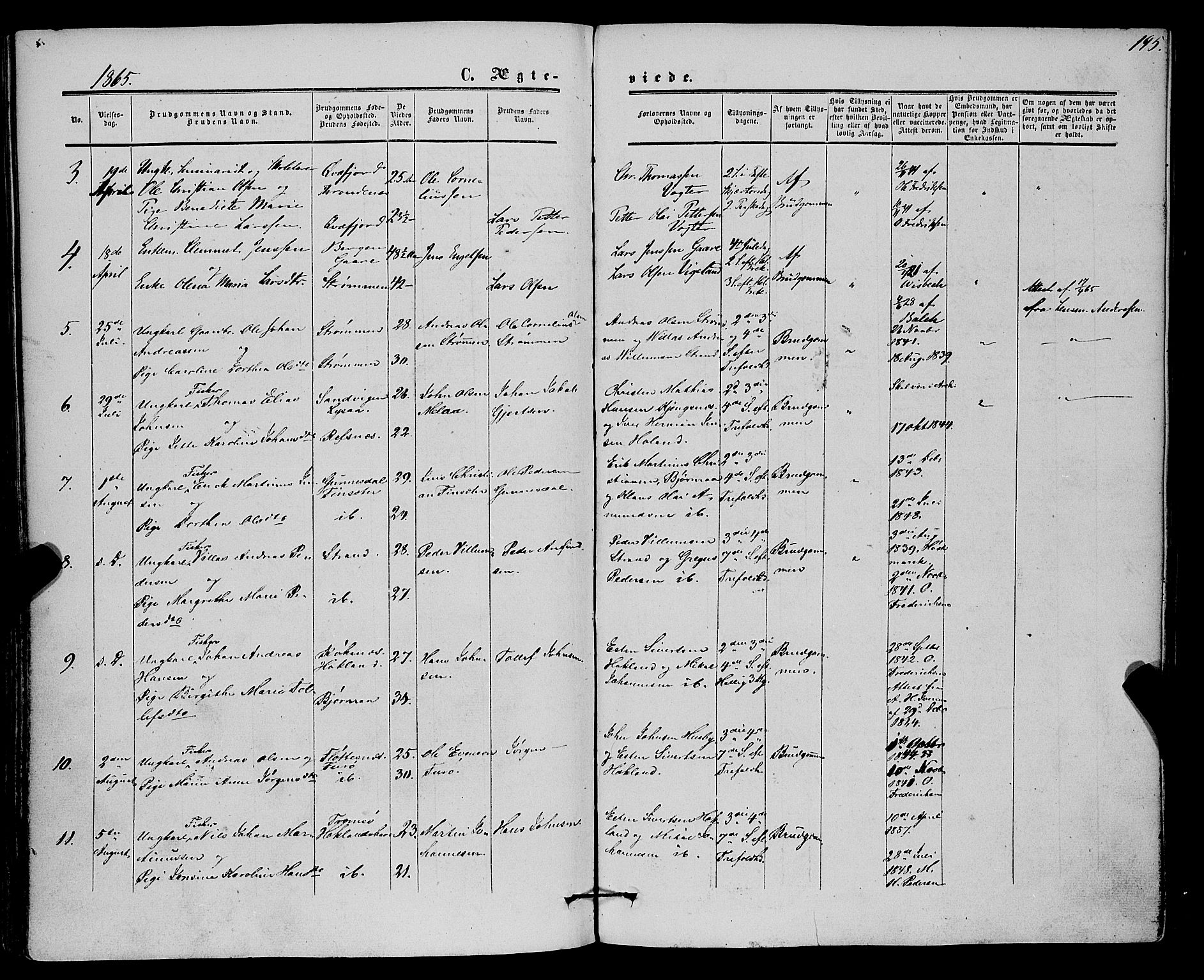 Kvæfjord sokneprestkontor, AV/SATØ-S-1323/G/Ga/Gaa/L0004kirke: Parish register (official) no. 4, 1857-1877, p. 195