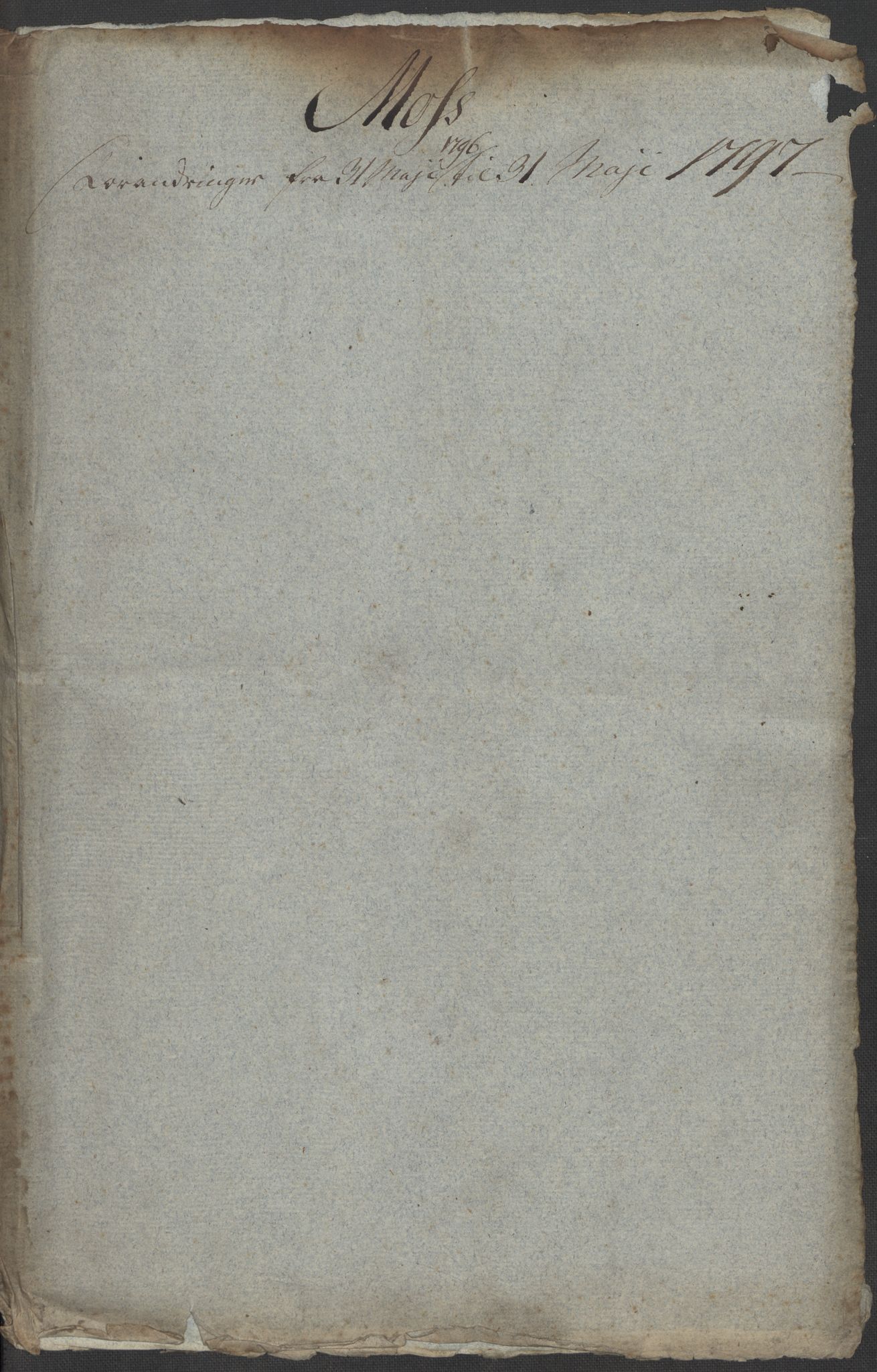Kommersekollegiet, Brannforsikringskontoret 1767-1814, RA/EA-5458/F/Fa/L0040/0006: Moss / Dokumenter, 1767-1807, p. 133
