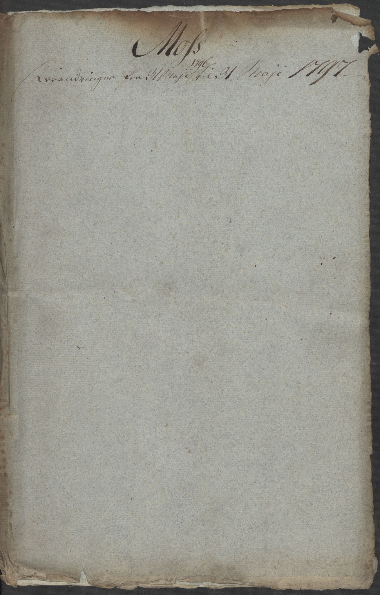 Kommersekollegiet, Brannforsikringskontoret 1767-1814, AV/RA-EA-5458/F/Fa/L0040/0006: Moss / Dokumenter, 1767-1807, p. 133