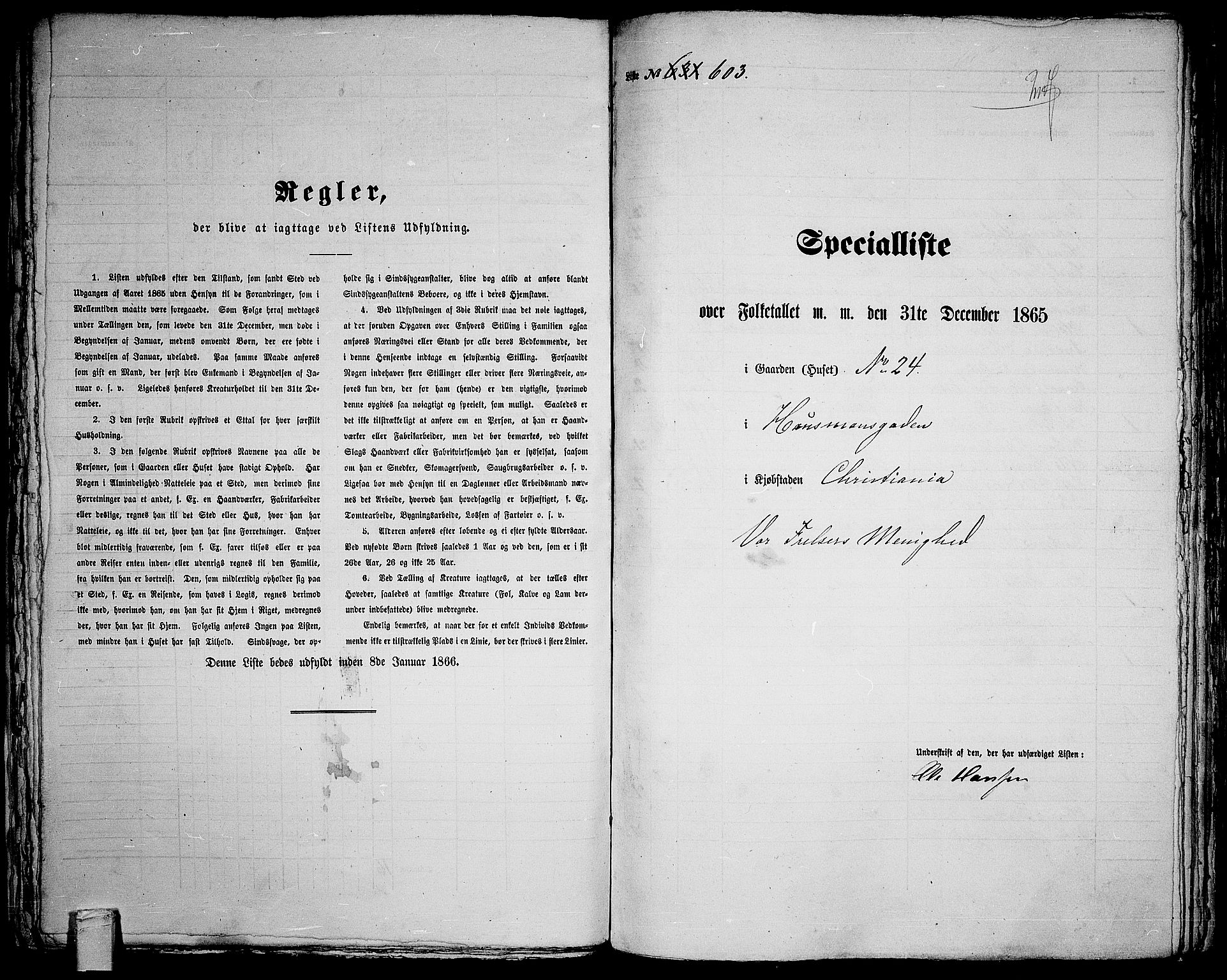 RA, 1865 census for Kristiania, 1865, p. 1562