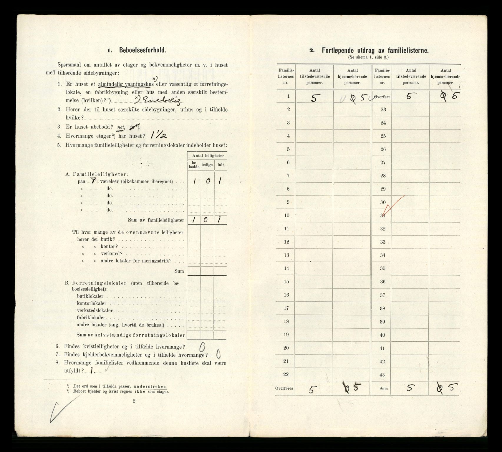 RA, 1910 census for Kristiania, 1910, p. 107126