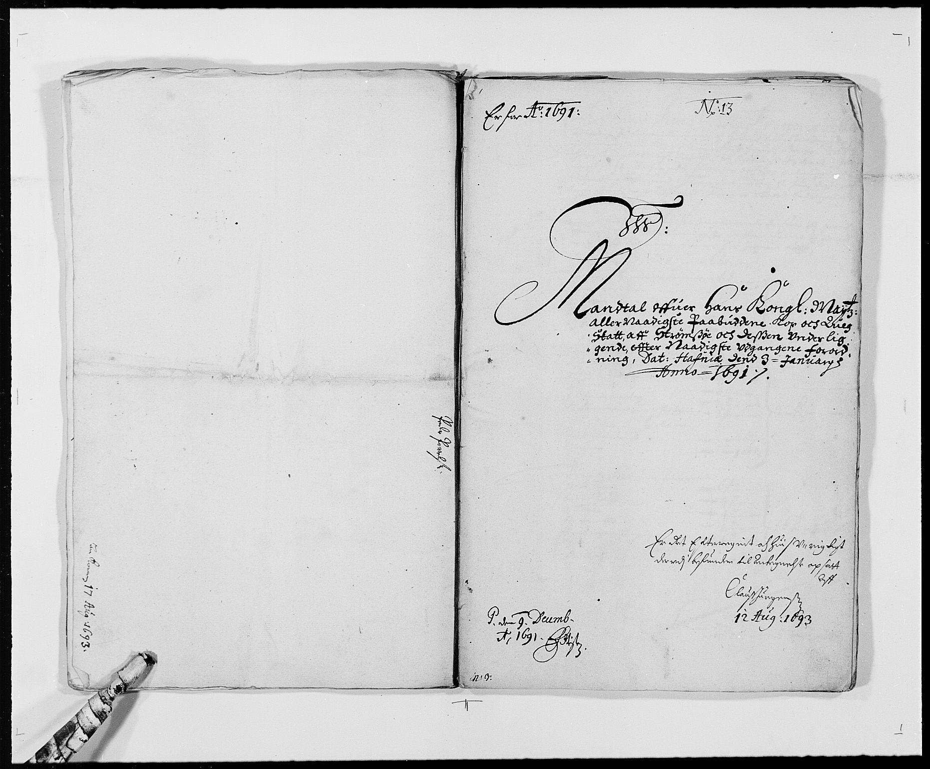 Rentekammeret inntil 1814, Reviderte regnskaper, Byregnskaper, AV/RA-EA-4066/R/Rg/L0140: [G1] Kontribusjonsregnskap, 1679-1692, p. 224