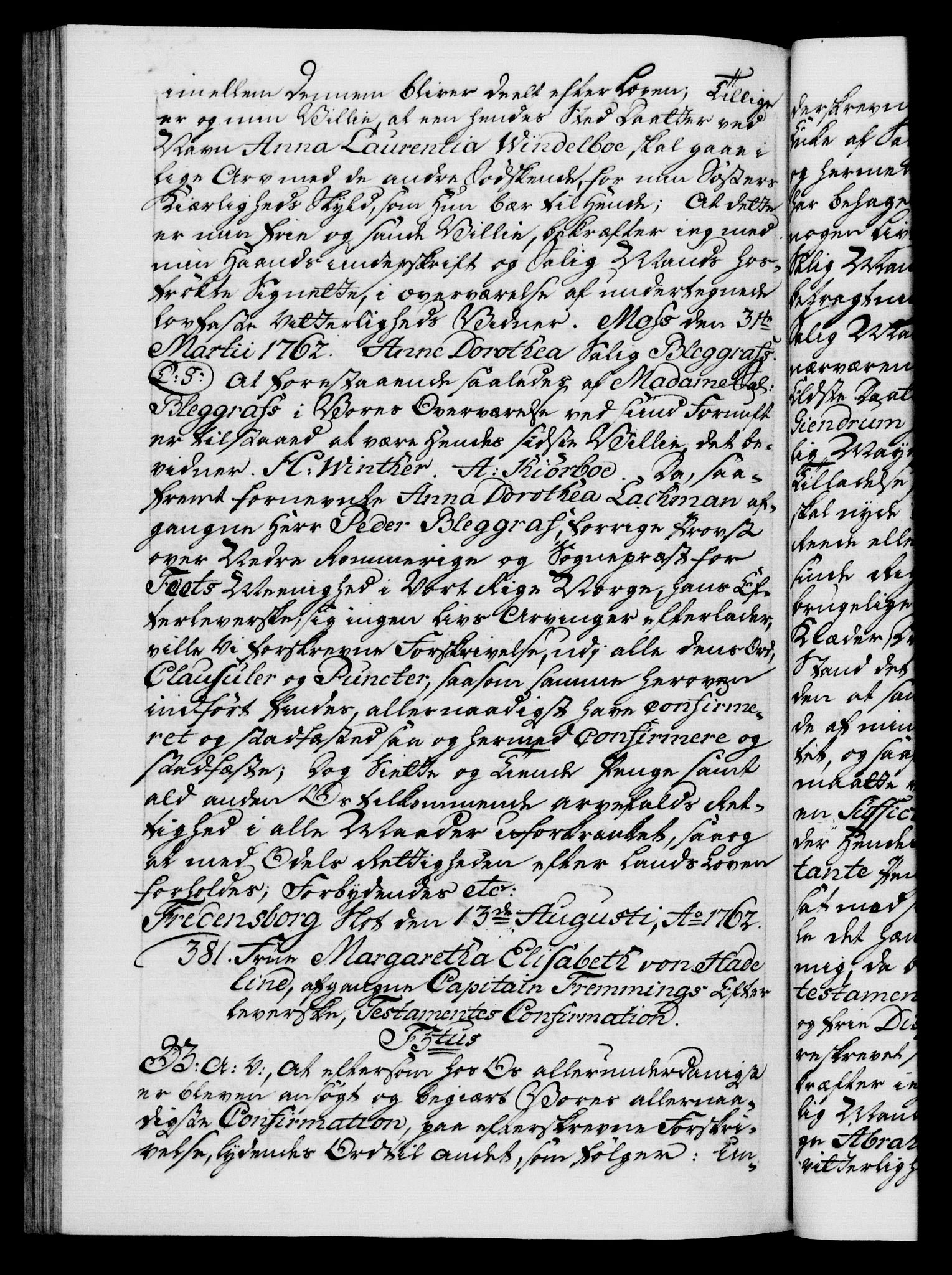 Danske Kanselli 1572-1799, AV/RA-EA-3023/F/Fc/Fca/Fcaa/L0041: Norske registre, 1760-1762, p. 782b