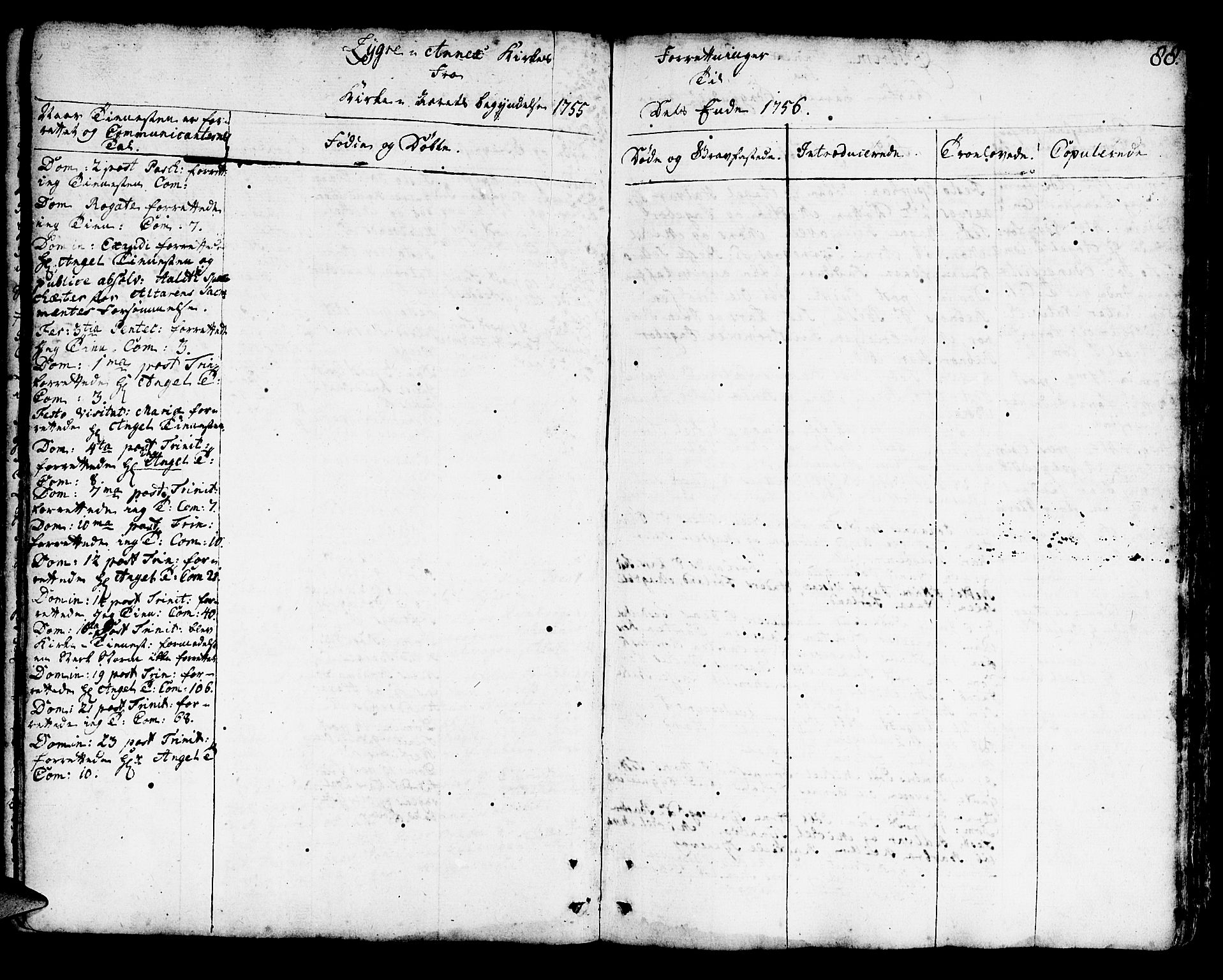 Lindås Sokneprestembete, AV/SAB-A-76701/H/Haa/Haaa/L0003: Parish register (official) no. A 3, 1748-1764, p. 88