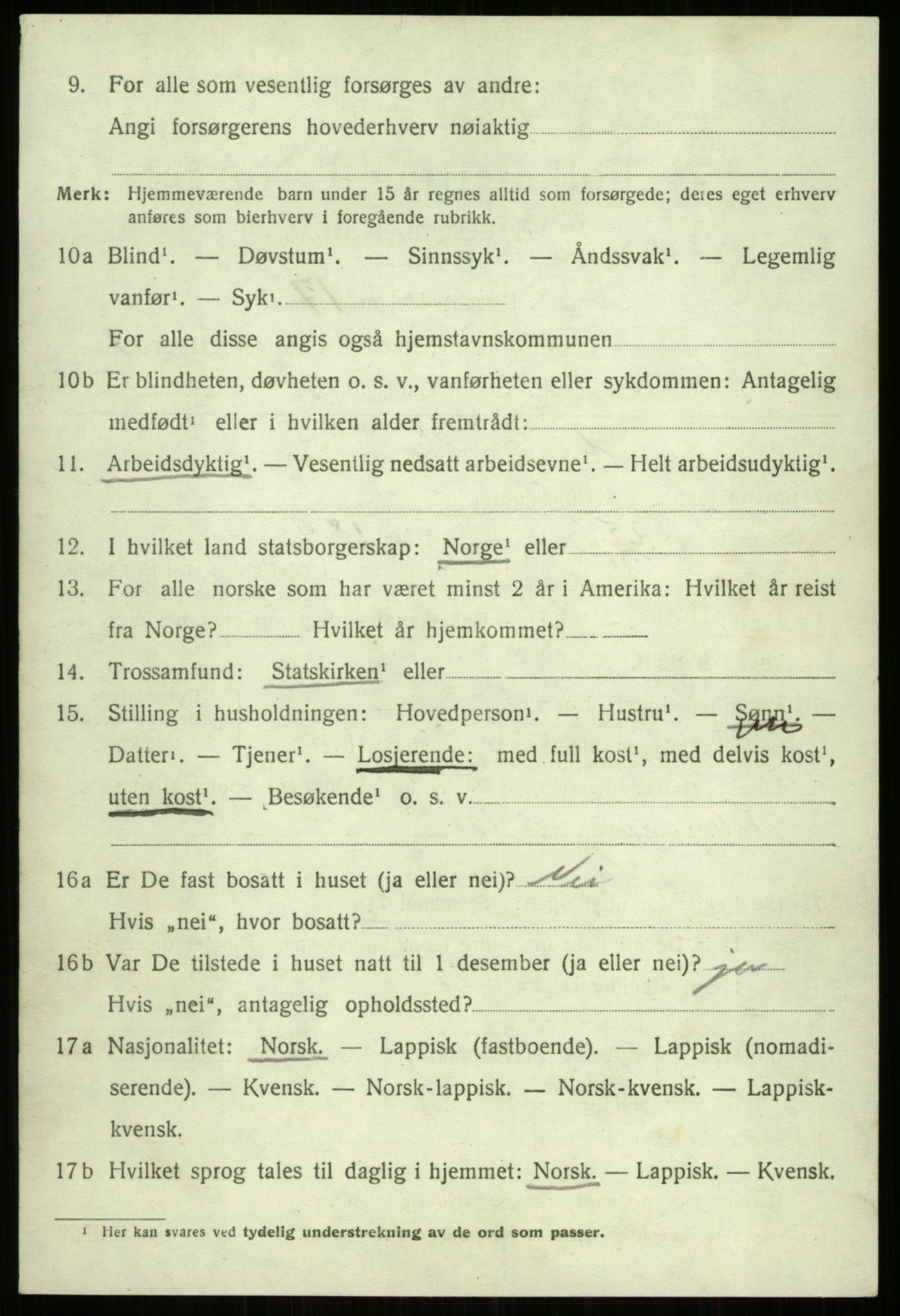 SATØ, 1920 census for Bjarkøy, 1920, p. 3992