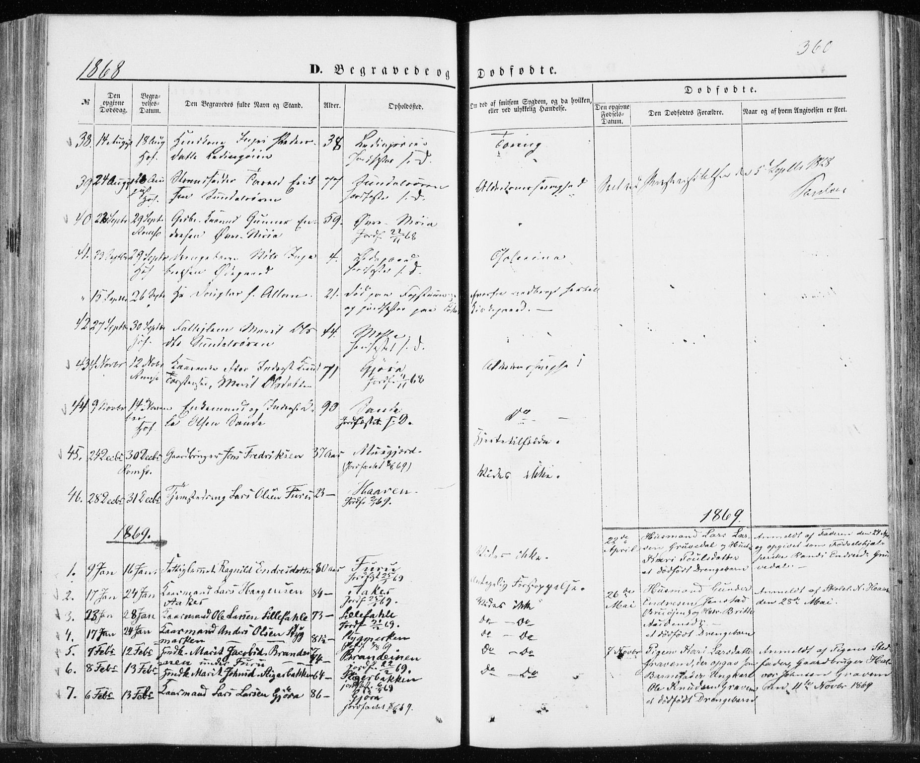 Ministerialprotokoller, klokkerbøker og fødselsregistre - Møre og Romsdal, SAT/A-1454/590/L1013: Parish register (official) no. 590A05, 1847-1877, p. 360
