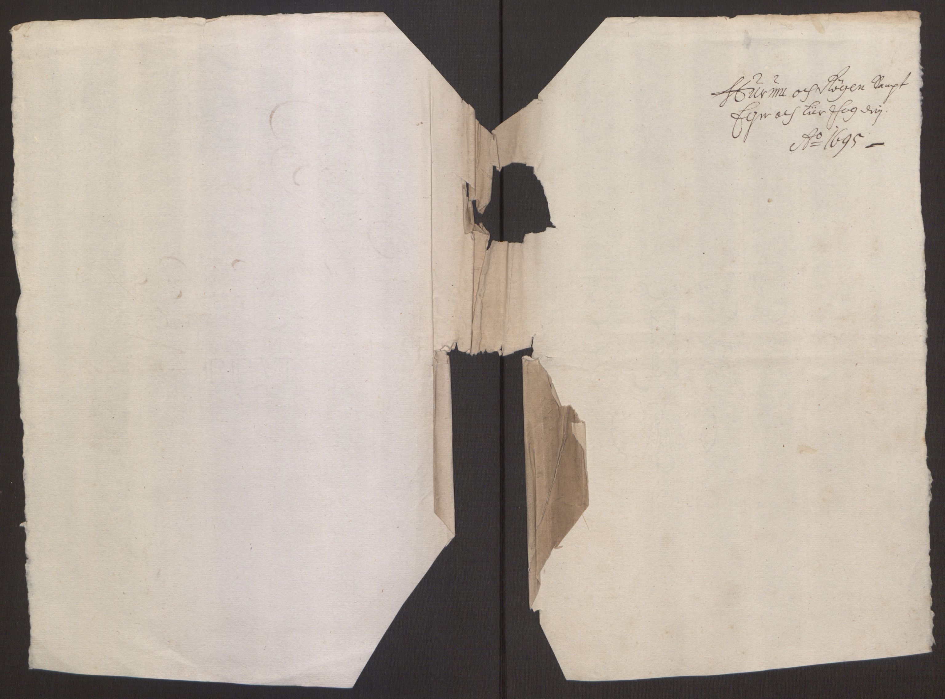 Rentekammeret inntil 1814, Reviderte regnskaper, Fogderegnskap, RA/EA-4092/R30/L1694: Fogderegnskap Hurum, Røyken, Eiker og Lier, 1694-1696, p. 162