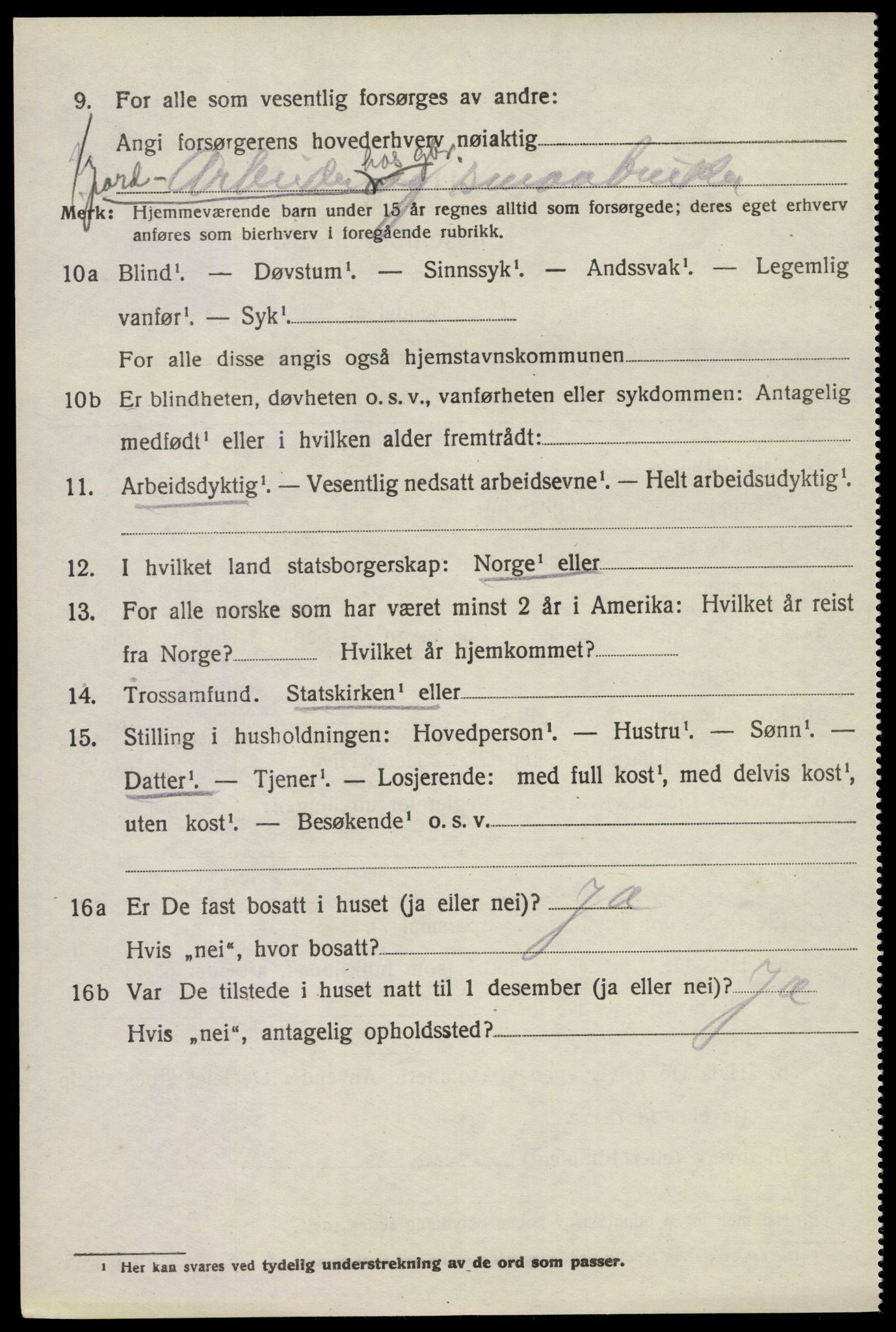 SAKO, 1920 census for Lardal, 1920, p. 5182