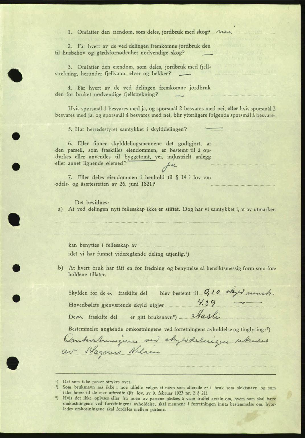 Moss sorenskriveri, SAO/A-10168: Mortgage book no. A9, 1941-1942, Diary no: : 655/1942
