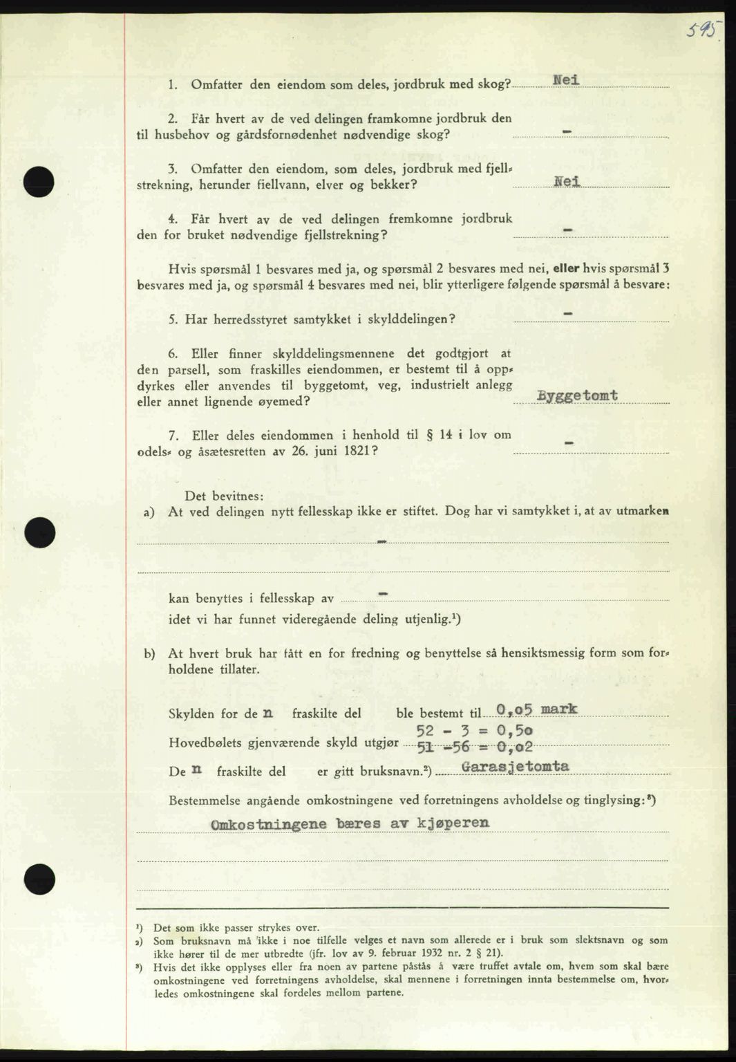 Nordmøre sorenskriveri, AV/SAT-A-4132/1/2/2Ca: Mortgage book no. A105, 1947-1947, Diary no: : 1727/1947