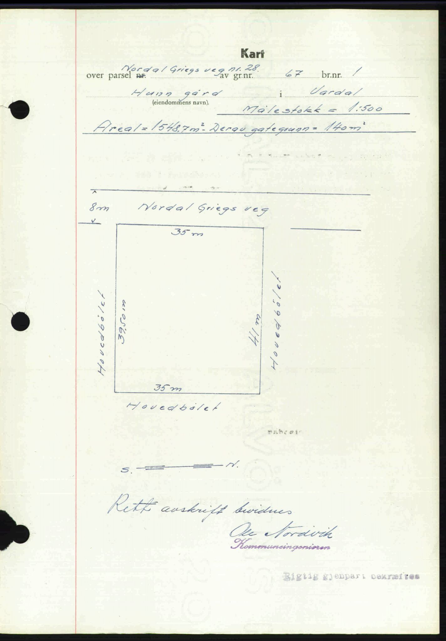 Toten tingrett, SAH/TING-006/H/Hb/Hbc/L0020: Mortgage book no. Hbc-20, 1948-1948, Diary no: : 2559/1948