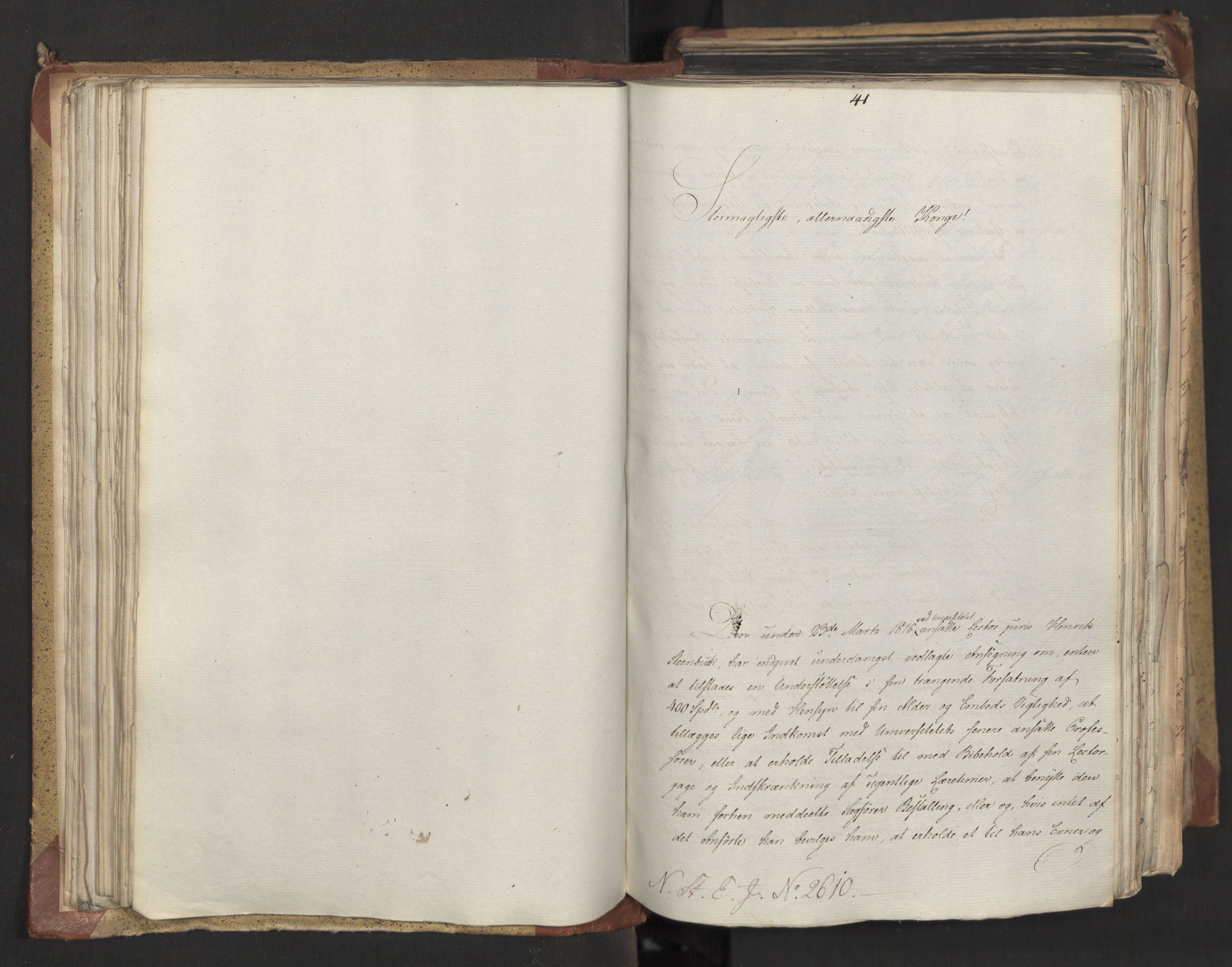 Statsrådsavdelingen i Stockholm, AV/RA-S-1003/D/Da/L0012: Regjeringsinnstillinger nr. 2587-2760, 1818, p. 122