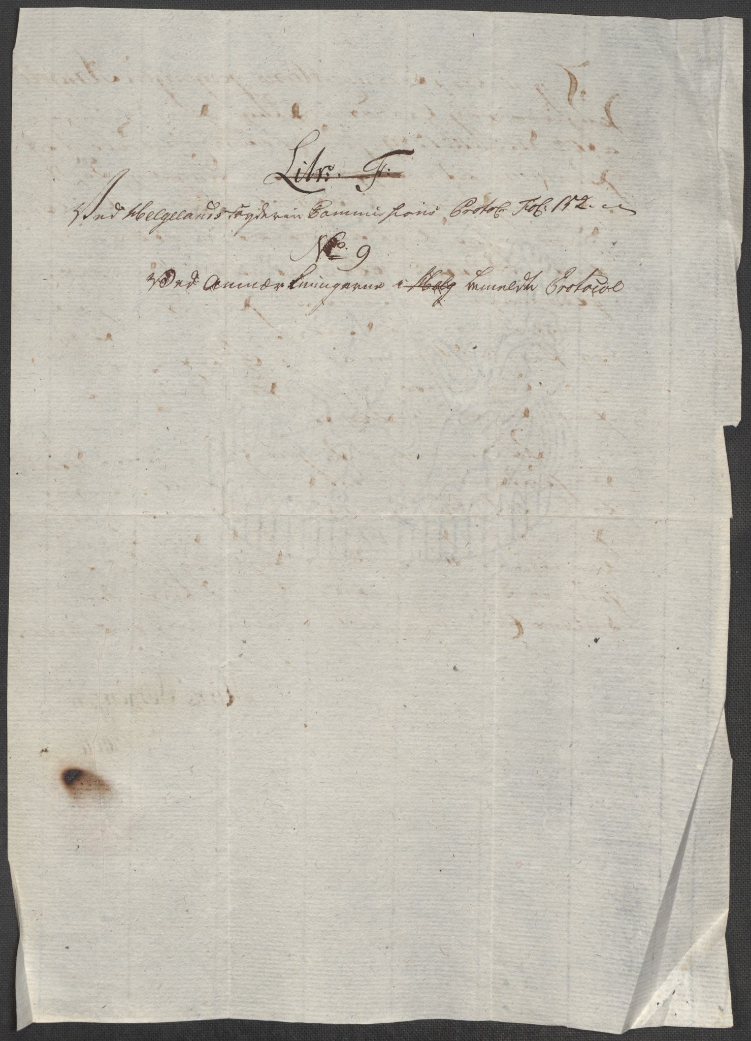 Rentekammeret inntil 1814, Reviderte regnskaper, Mindre regnskaper, AV/RA-EA-4068/Rf/Rfe/L0014: Helgeland fogderi, 1789, p. 29