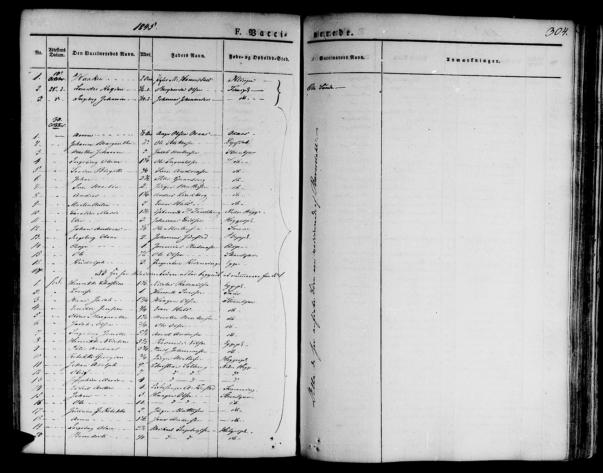 Ministerialprotokoller, klokkerbøker og fødselsregistre - Nord-Trøndelag, SAT/A-1458/746/L0445: Parish register (official) no. 746A04, 1826-1846, p. 304