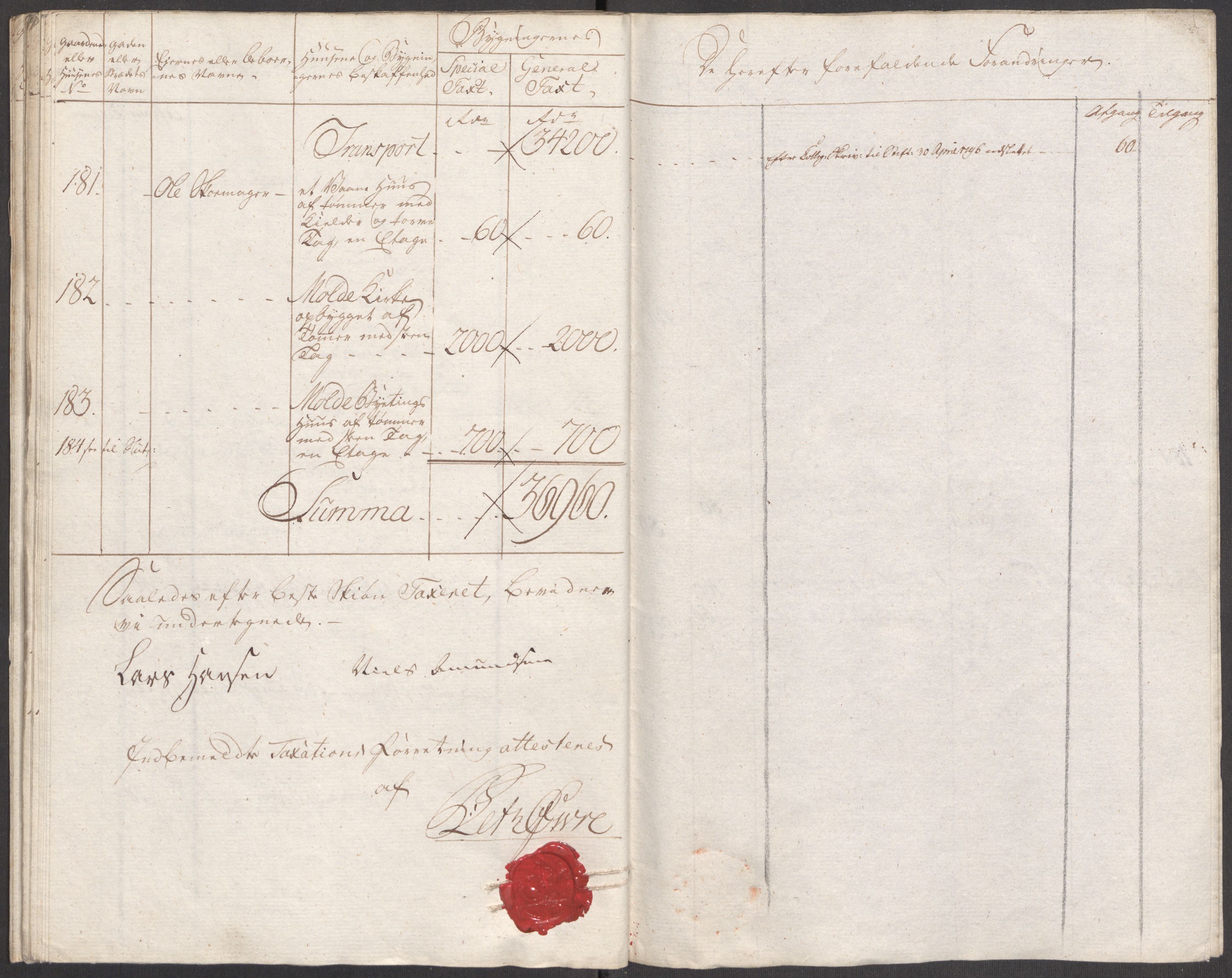 Kommersekollegiet, Brannforsikringskontoret 1767-1814, AV/RA-EA-5458/F/Fa/L0039/0002: Molde / Dokumenter, 1767-1817
