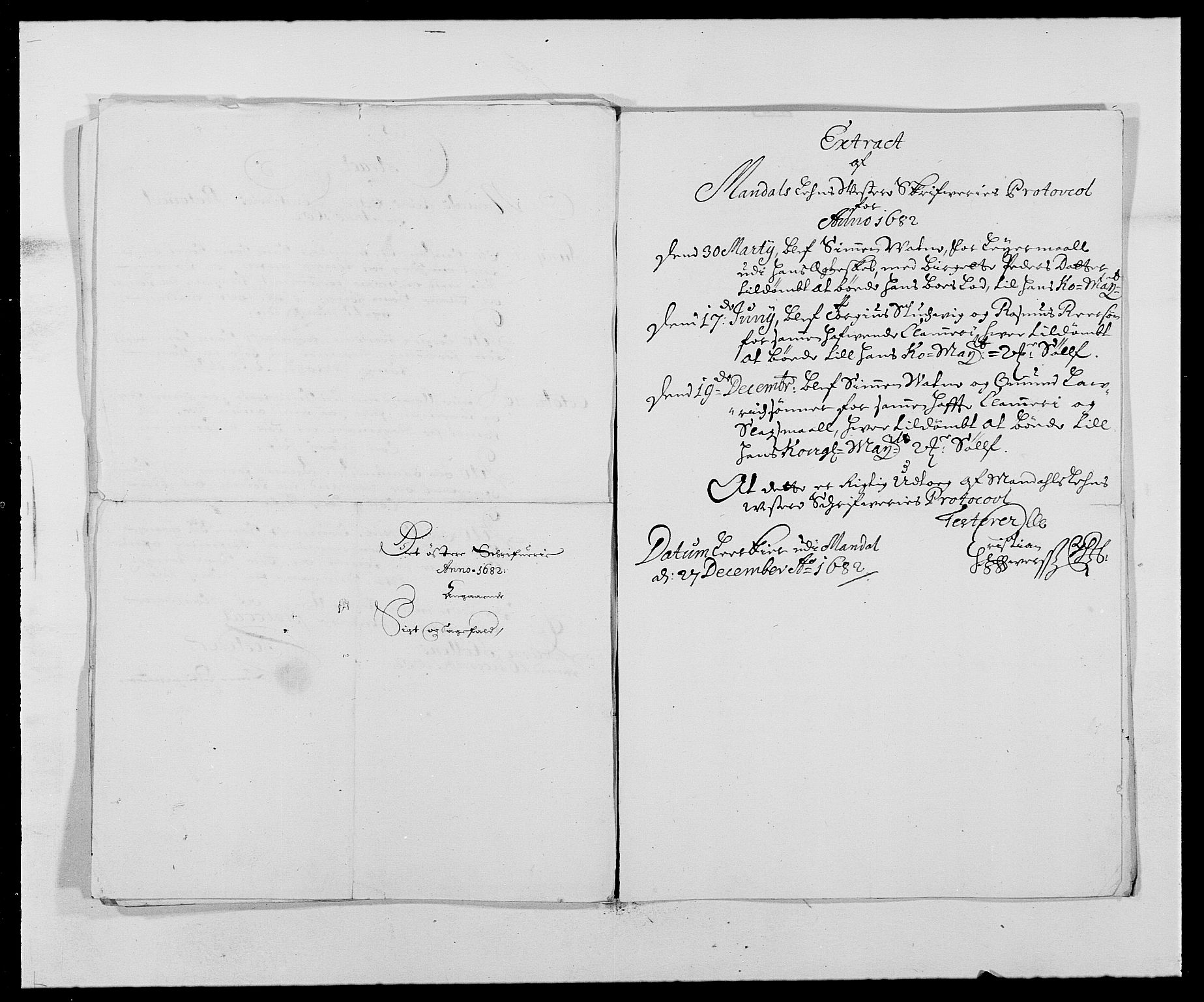 Rentekammeret inntil 1814, Reviderte regnskaper, Fogderegnskap, RA/EA-4092/R42/L2541: Mandal fogderi, 1681-1684, p. 136