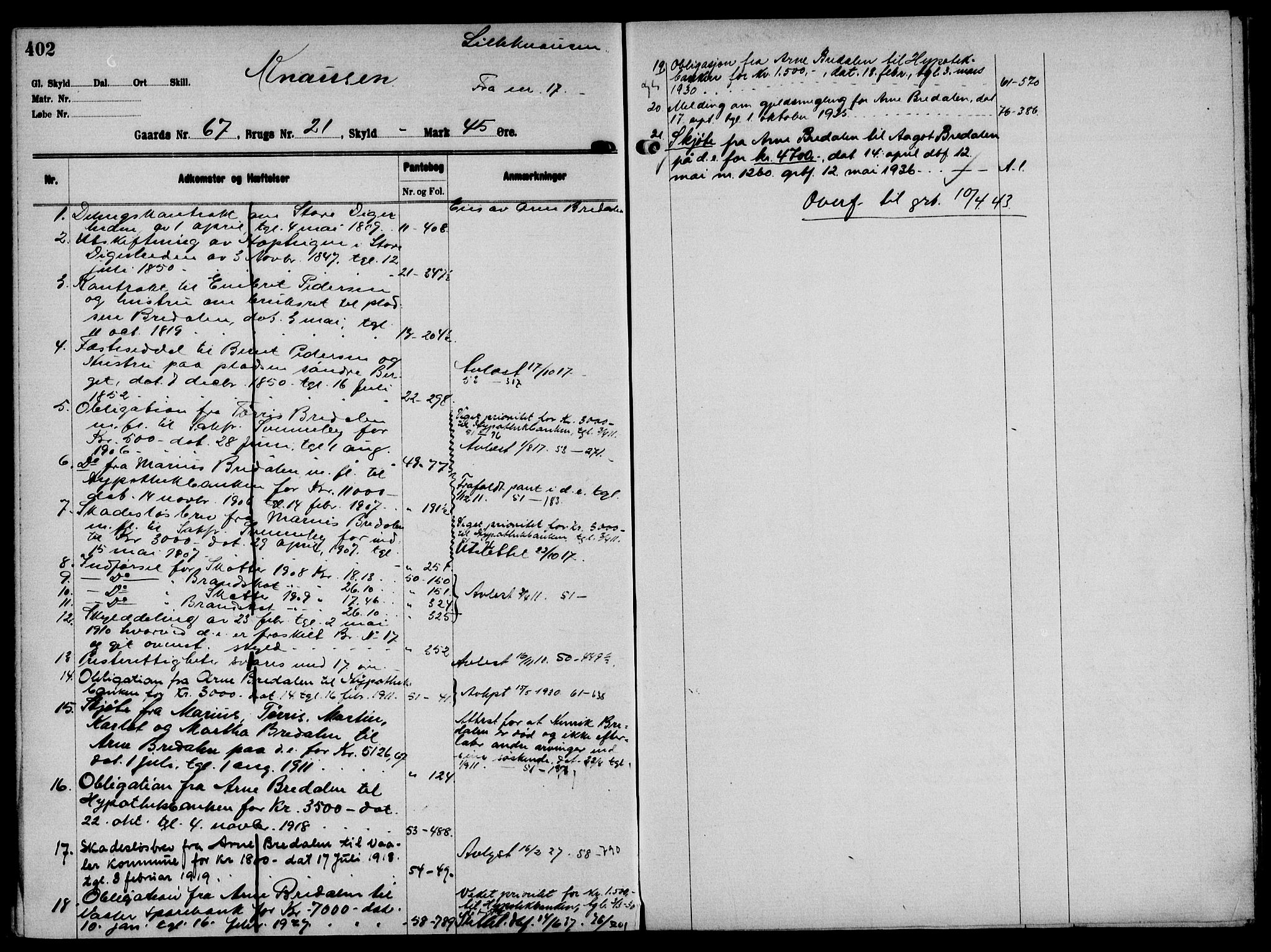 Solør tingrett, AV/SAH-TING-008/H/Ha/Hak/L0005: Mortgage register no. V, 1900-1935, p. 402