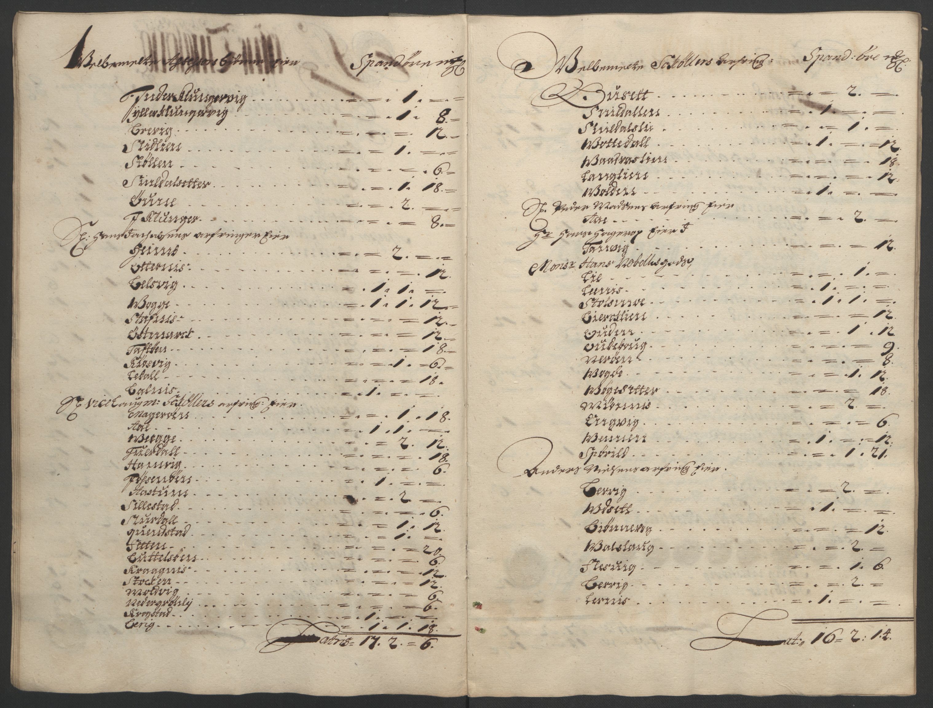 Rentekammeret inntil 1814, Reviderte regnskaper, Fogderegnskap, RA/EA-4092/R57/L3851: Fogderegnskap Fosen, 1695-1696, p. 90