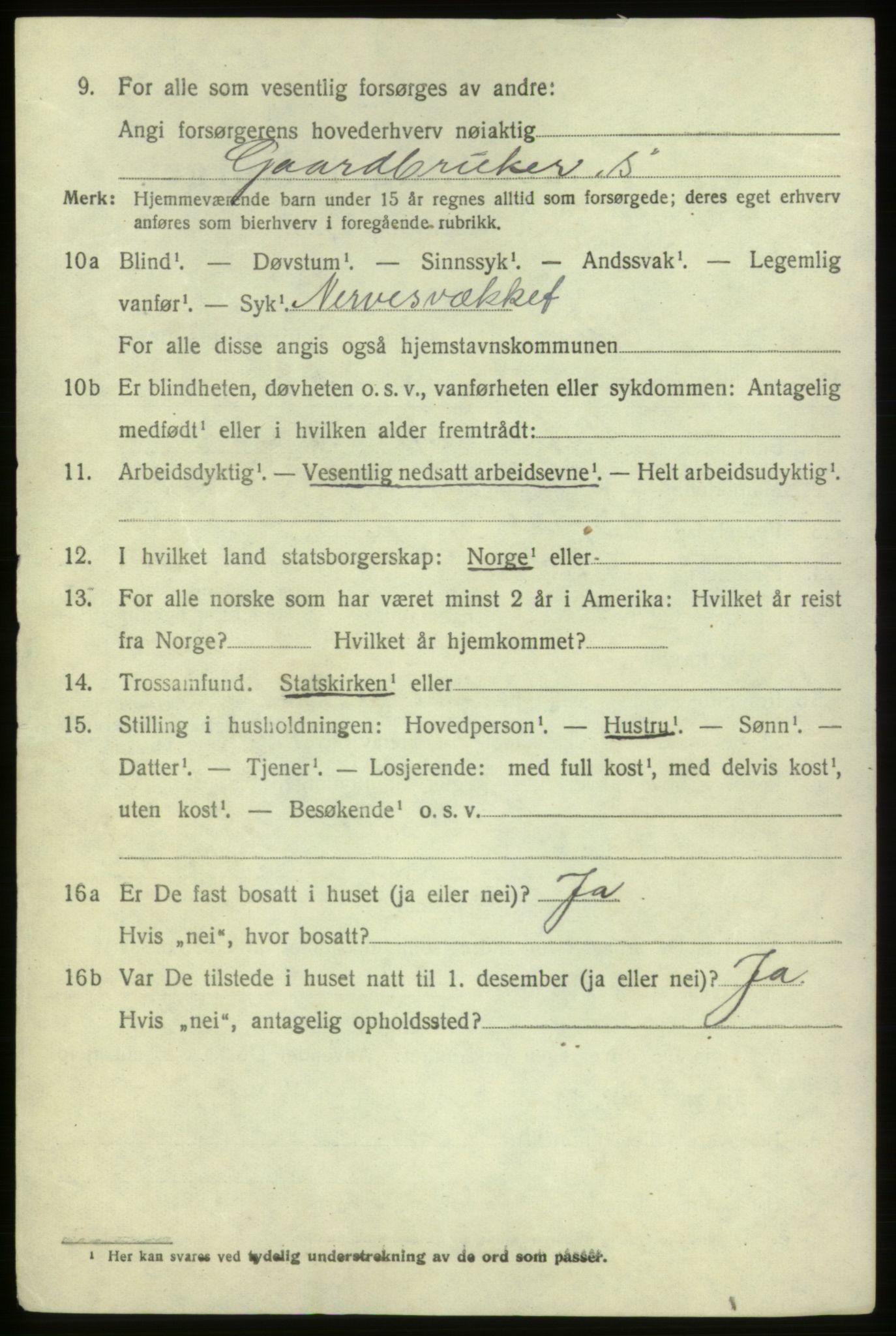 SAB, 1920 census for Ølen, 1920, p. 750