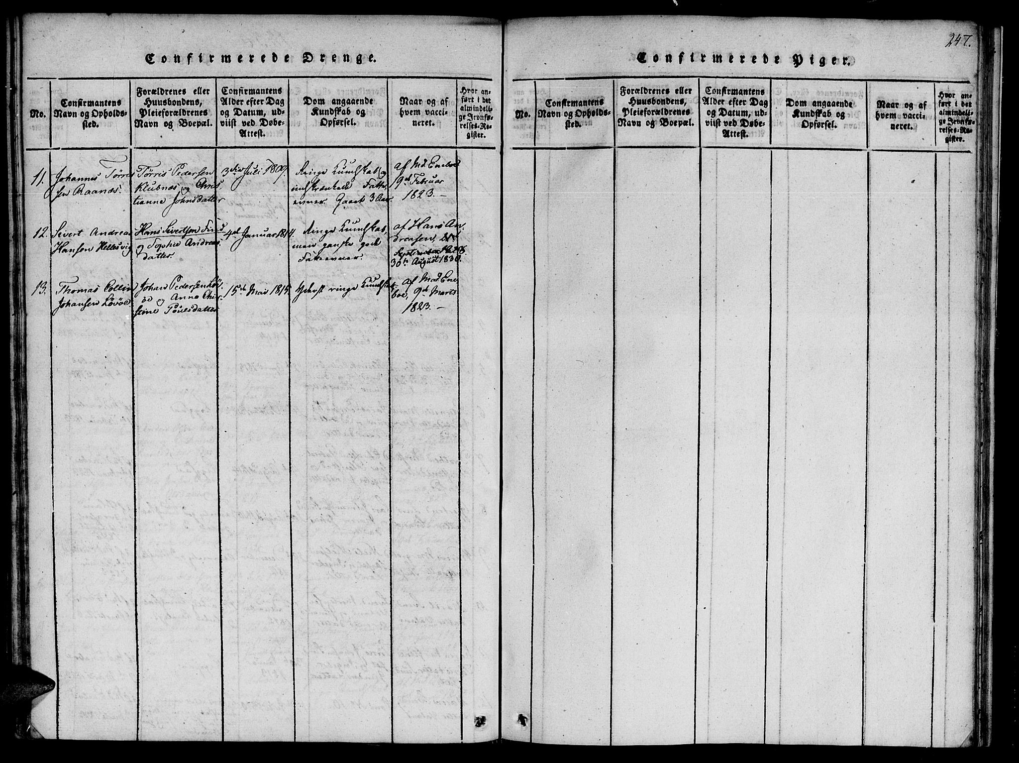 Ministerialprotokoller, klokkerbøker og fødselsregistre - Sør-Trøndelag, SAT/A-1456/655/L0675: Parish register (official) no. 655A04, 1818-1830, p. 245