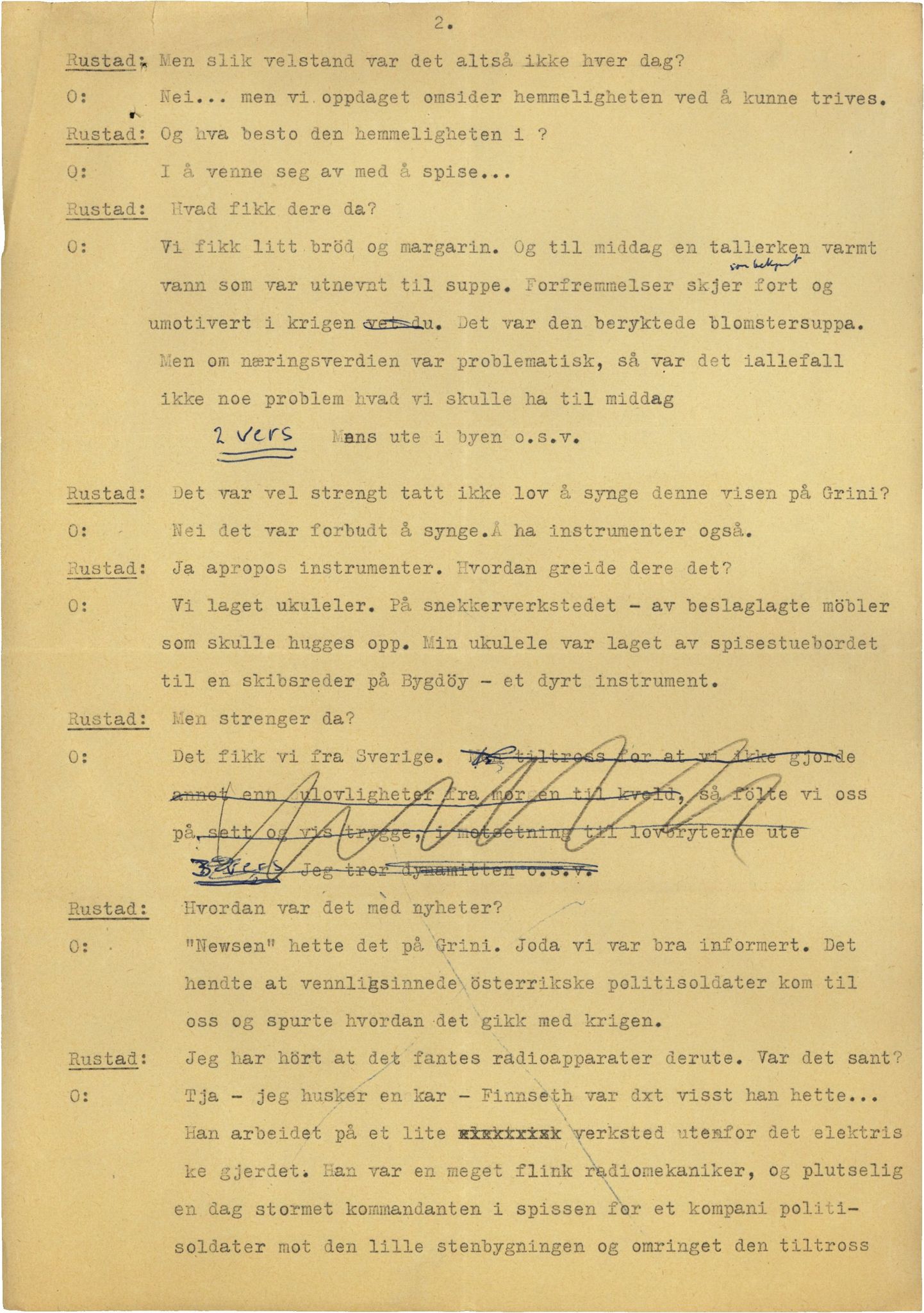 Otto Nielsen, TRKO/PA-1176/F/L0008/0008: Diverse radio 1939 til ukjent år / Radiomanus, om det har vi