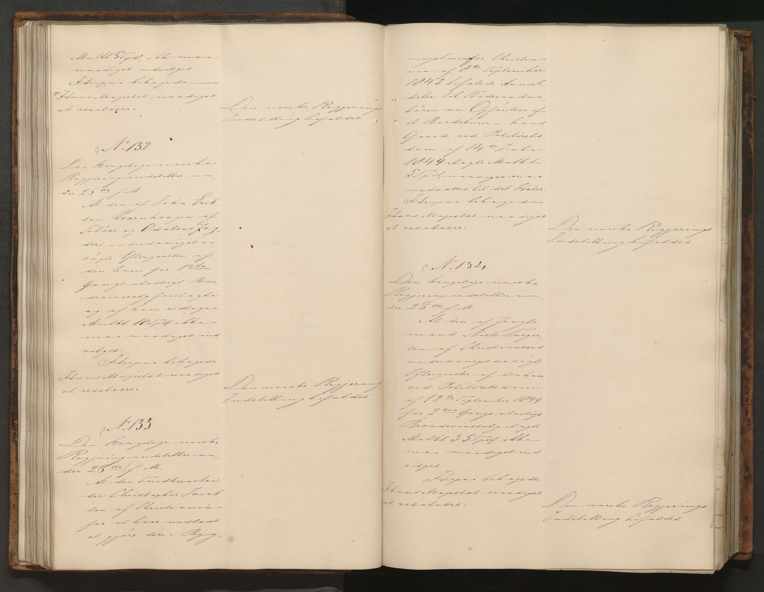 Statsrådssekretariatet, AV/RA-S-1001/A/Ab/L0071: Kgl. res. nr. 1-632, 1. halvår, 1850