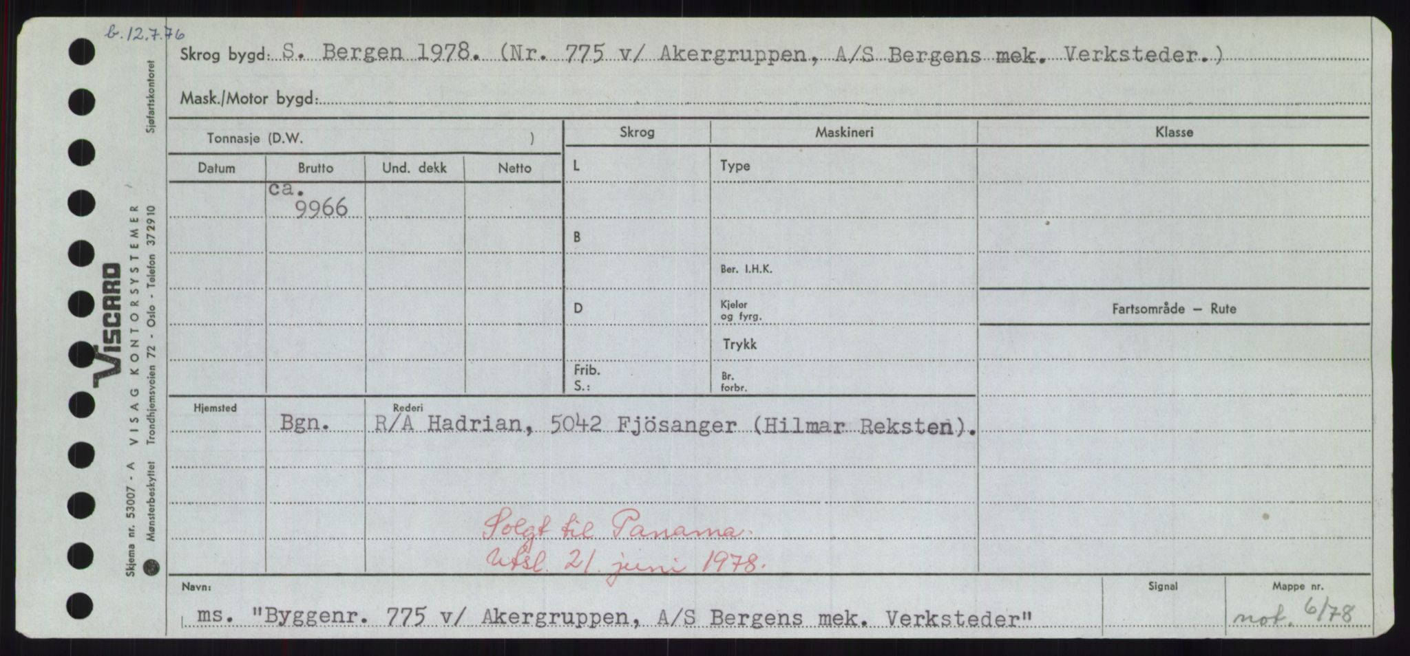 Sjøfartsdirektoratet med forløpere, Skipsmålingen, RA/S-1627/H/Hd/L0005: Fartøy, Br-Byg, p. 693