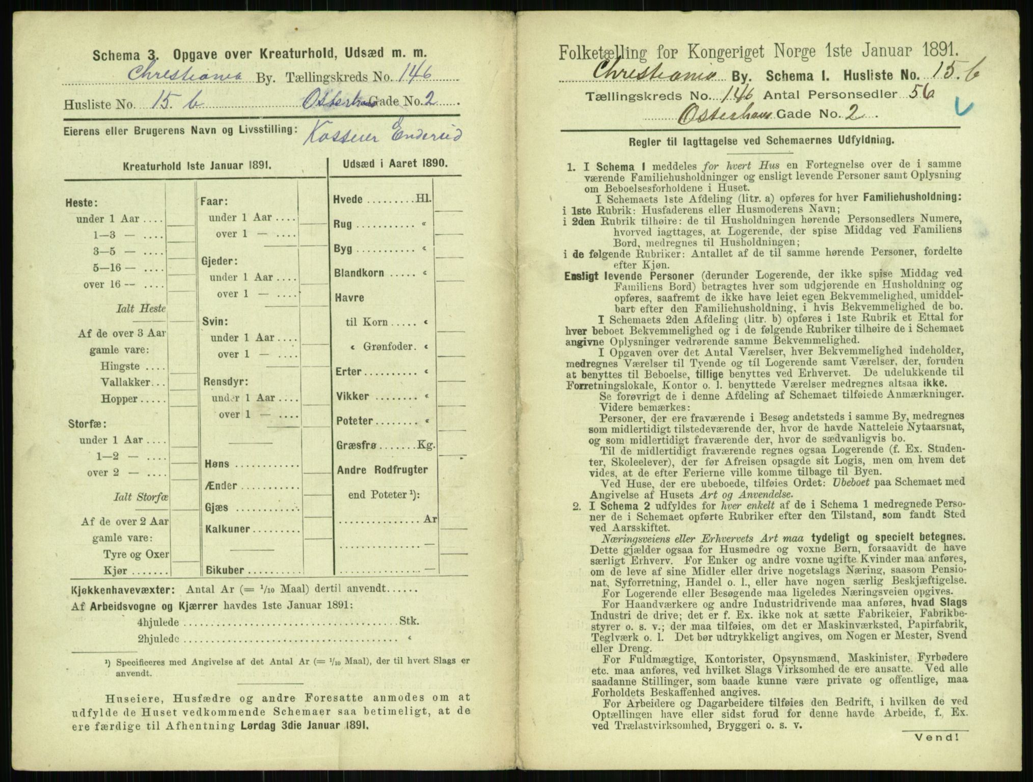 RA, 1891 census for 0301 Kristiania, 1891, p. 80144