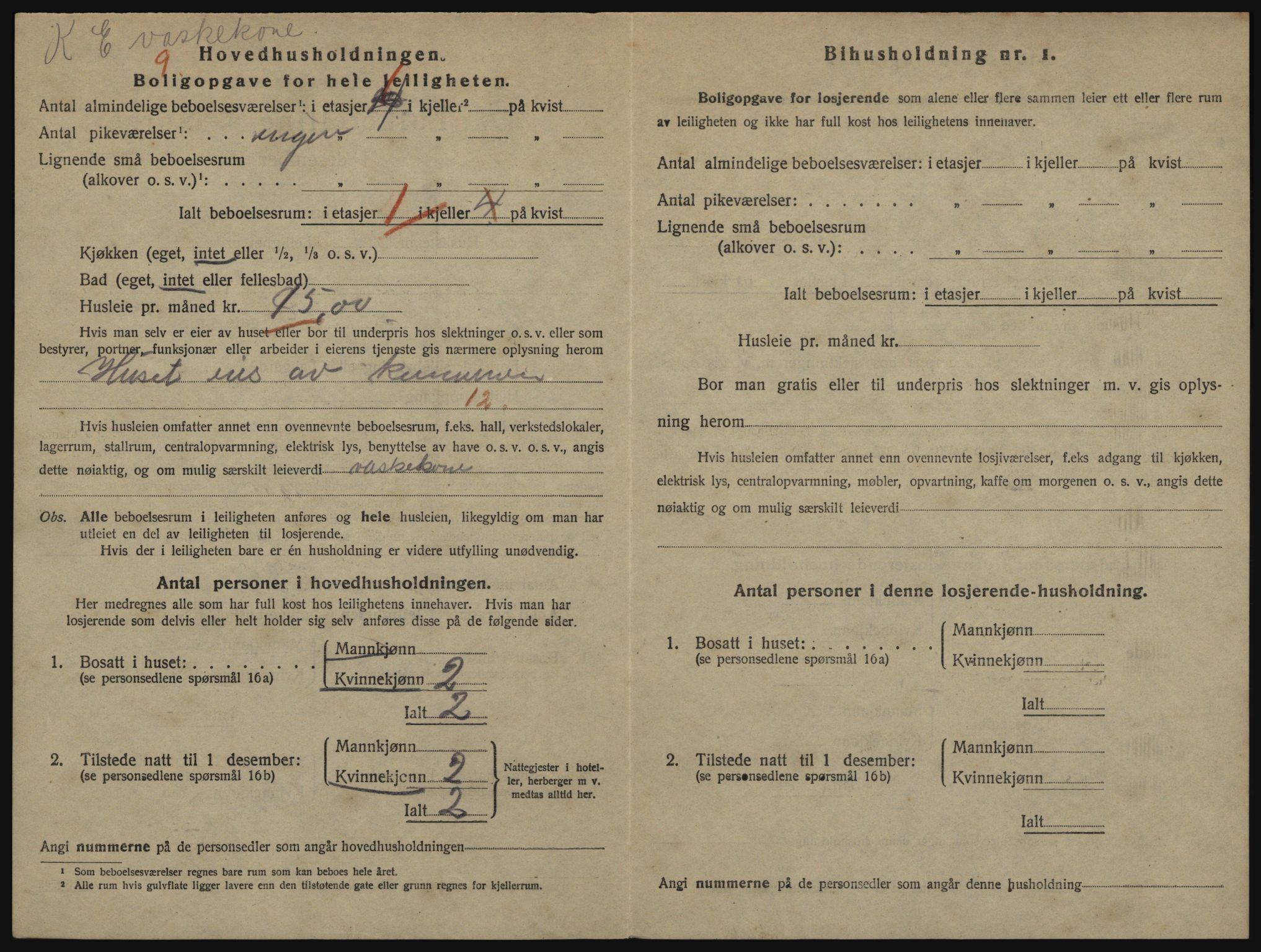 SATØ, 1920 census for Hammerfest, 1920, p. 1325