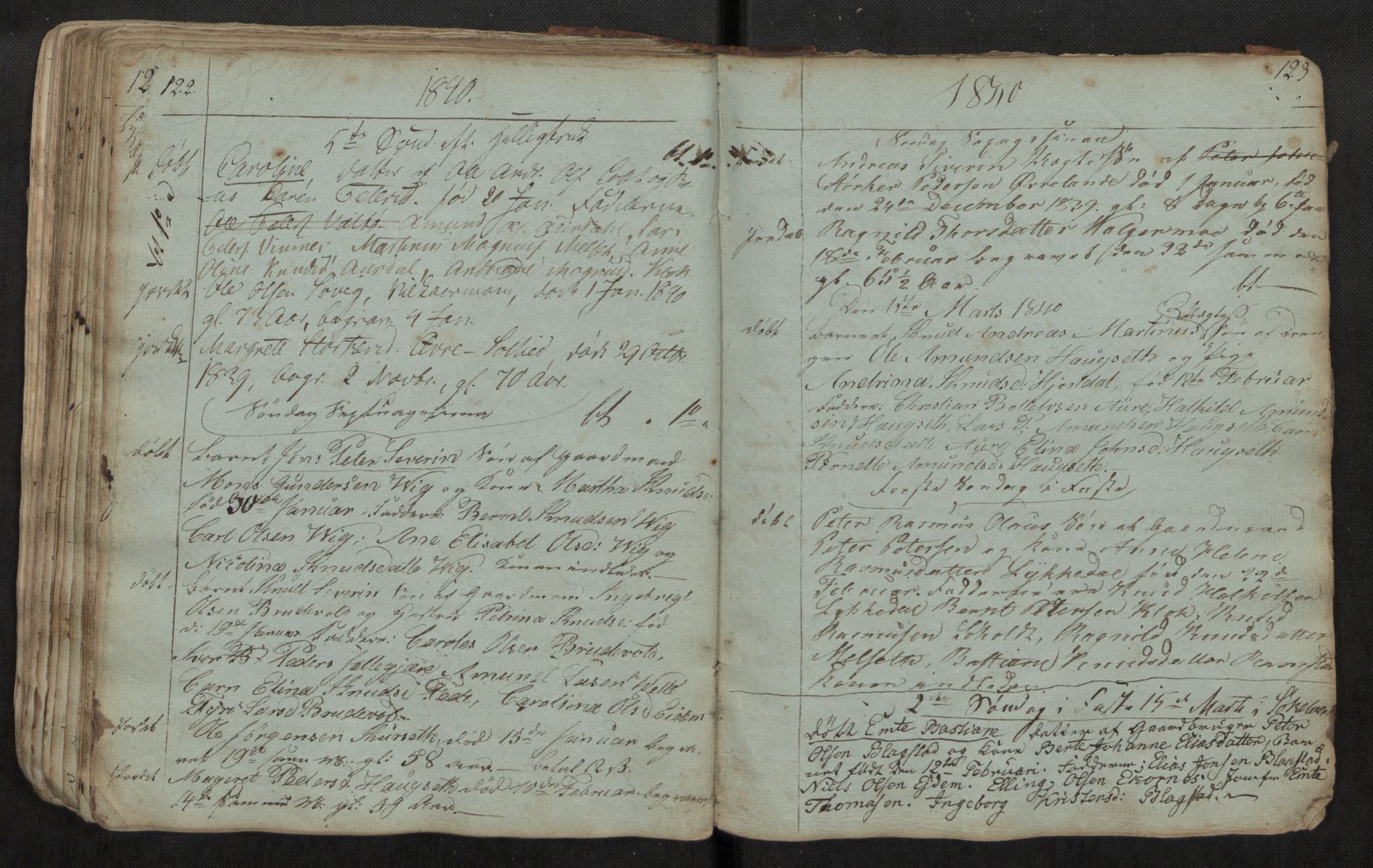 Ministerialprotokoller, klokkerbøker og fødselsregistre - Møre og Romsdal, AV/SAT-A-1454/522/L0331: Parish register (copy) no. 522C10, 1831-1841, p. 222-223