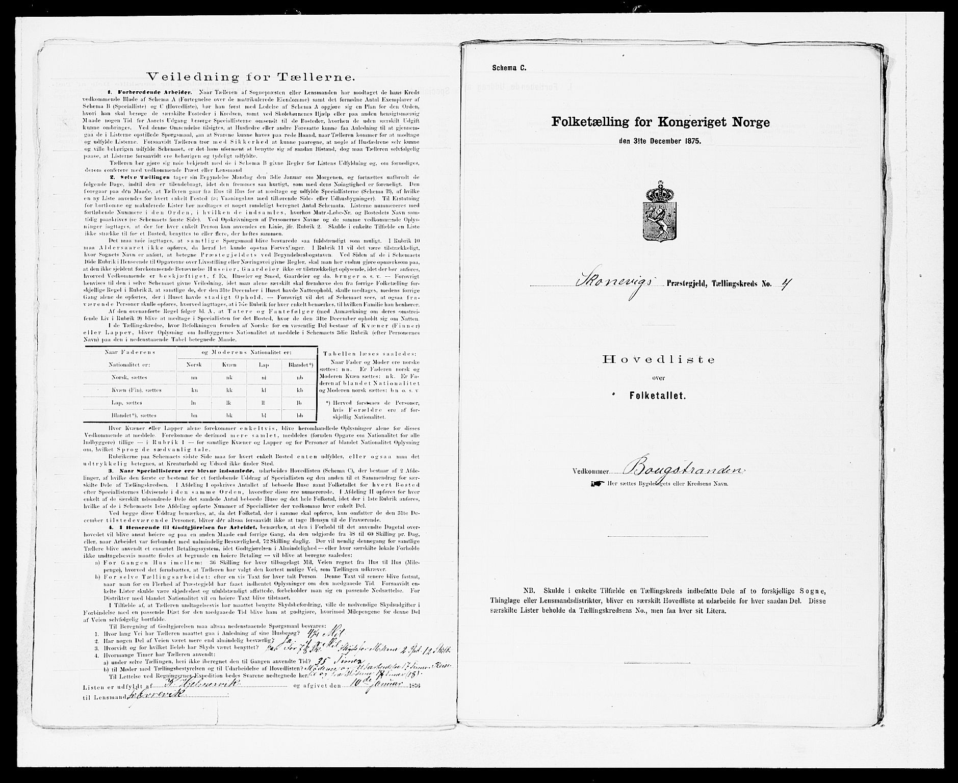 SAB, 1875 census for 1212P Skånevik, 1875, p. 8