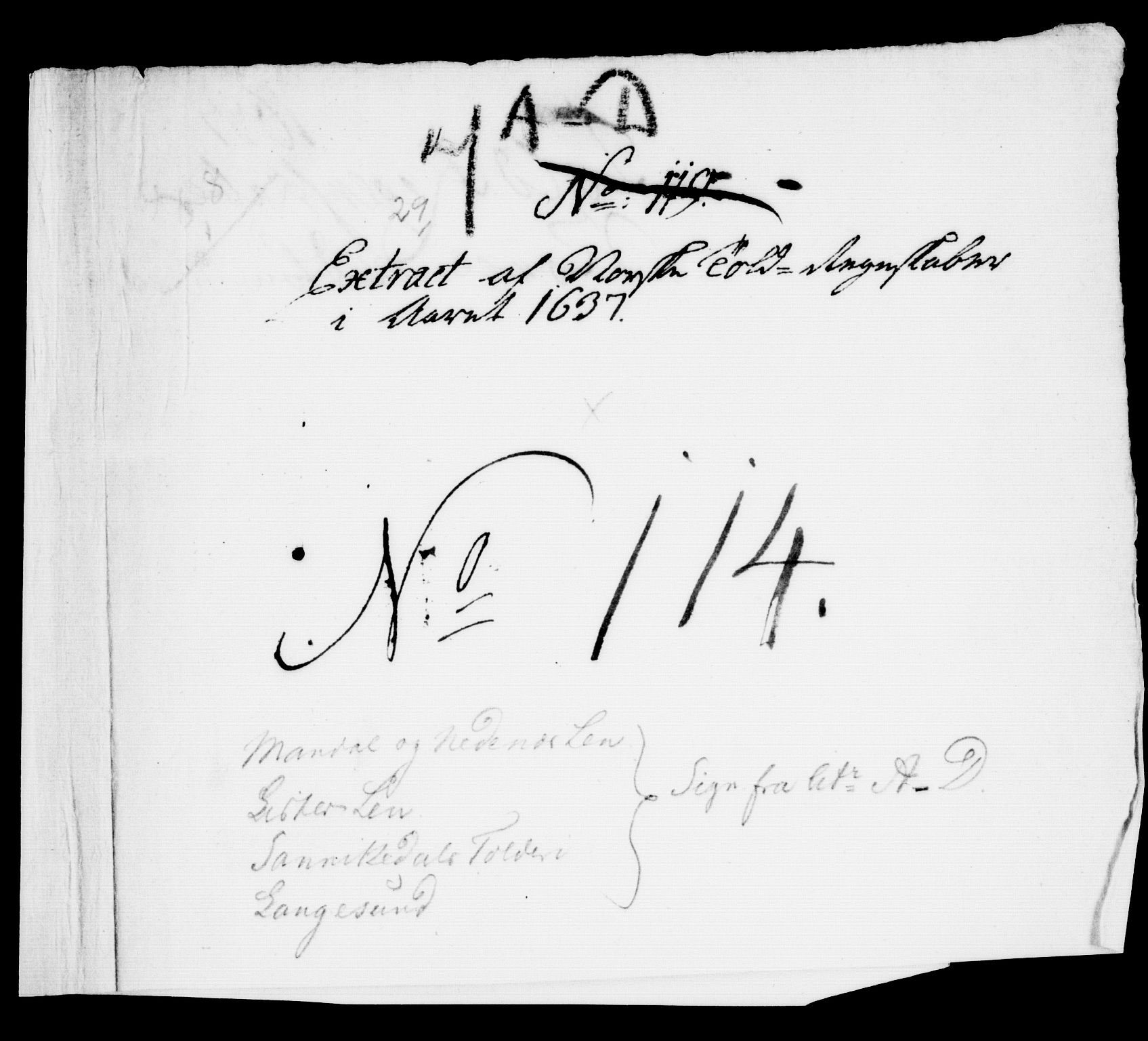Danske Kanselli, Skapsaker, AV/RA-EA-4061/F/L0006: Skap 8, pakke 119-149B, 1610-1735, p. 2
