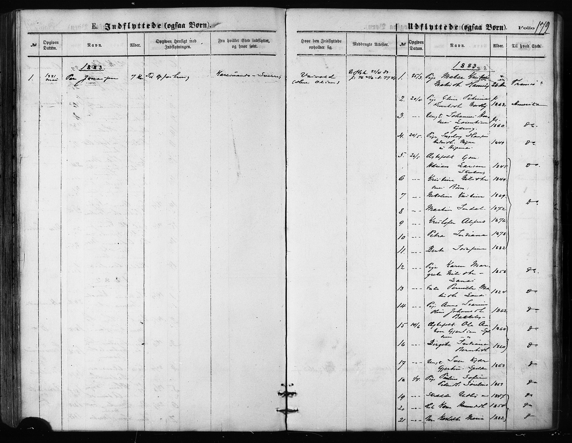 Balsfjord sokneprestembete, SATØ/S-1303/G/Ga/L0002kirke: Parish register (official) no. 2, 1871-1886, p. 172
