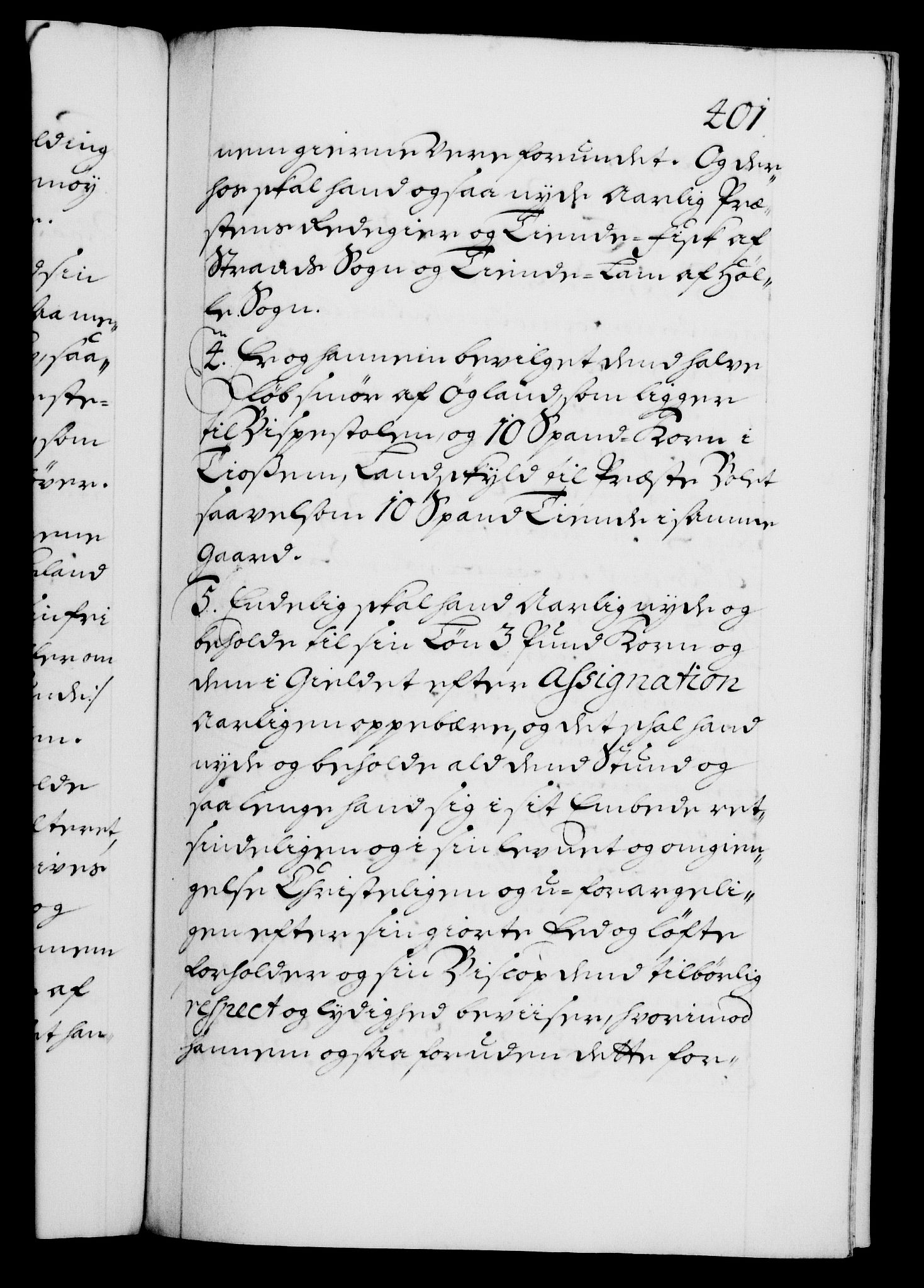Danske Kanselli 1572-1799, RA/EA-3023/F/Fc/Fca/Fcaa/L0018: Norske registre, 1699-1703, p. 401a