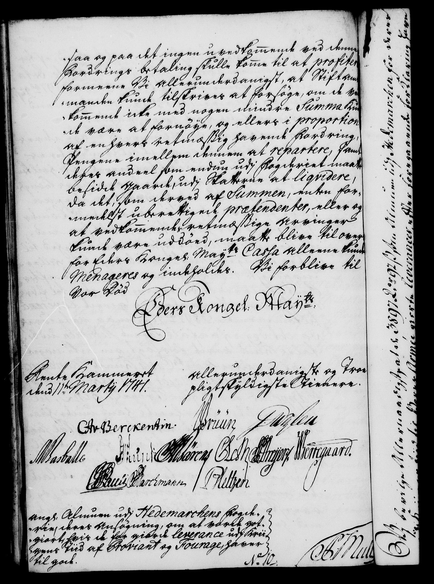 Rentekammeret, Kammerkanselliet, RA/EA-3111/G/Gf/Gfa/L0024: Norsk relasjons- og resolusjonsprotokoll (merket RK 52.24), 1741, p. 208