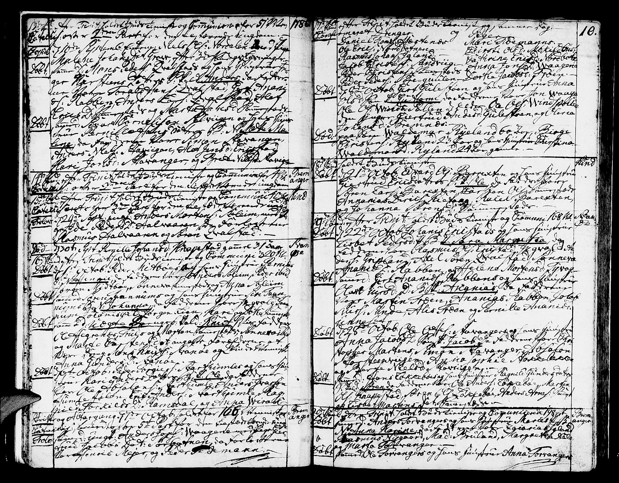 Kinn sokneprestembete, AV/SAB-A-80801/H/Haa/Haaa/L0003: Parish register (official) no. A 3, 1785-1821, p. 10