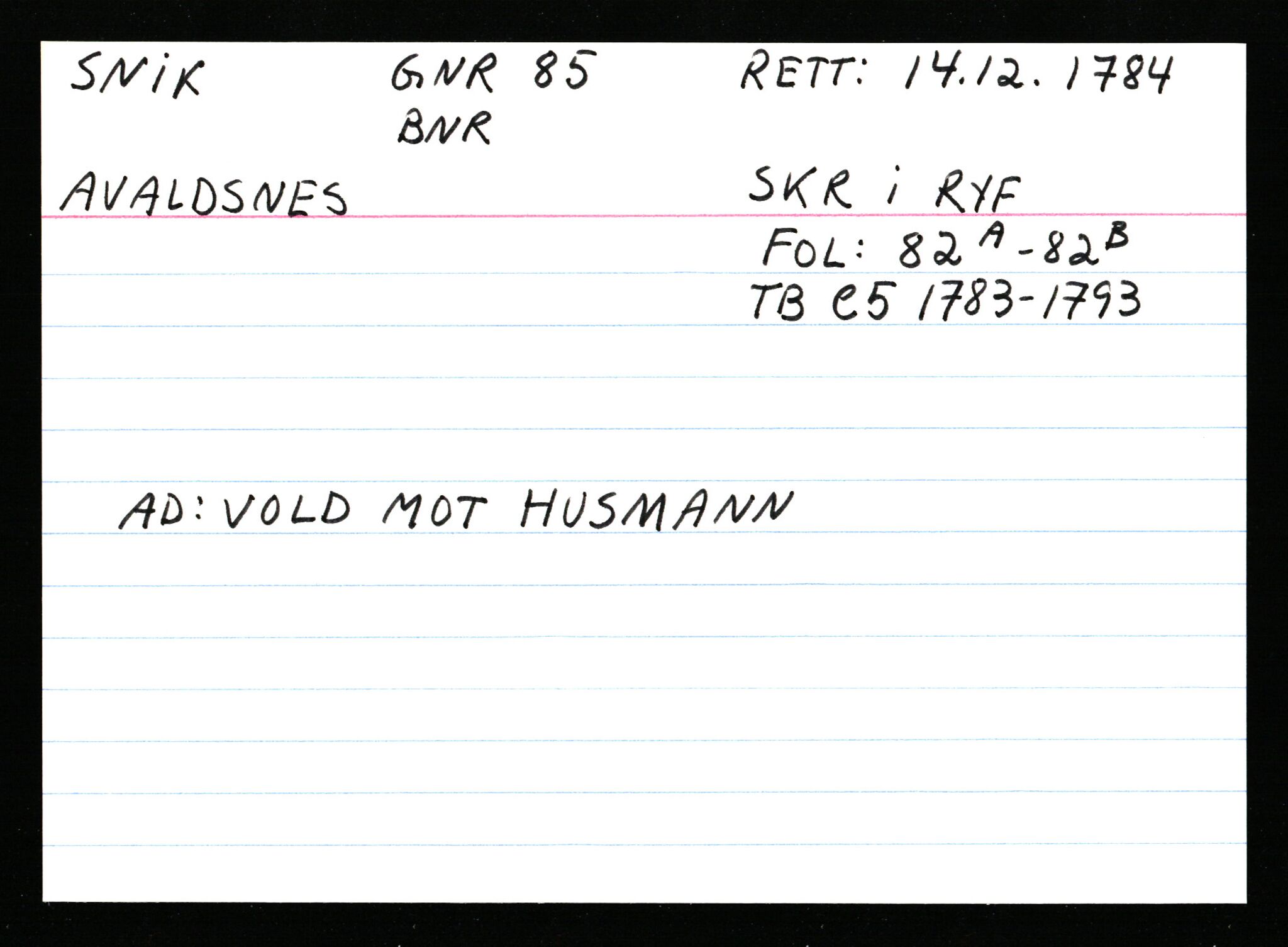 Statsarkivet i Stavanger, AV/SAST-A-101971/03/Y/Ym/L0053: Åstedskort sortert etter gårdsnavn: Skudeneshavn - Solbjør, 1600-1950, p. 483