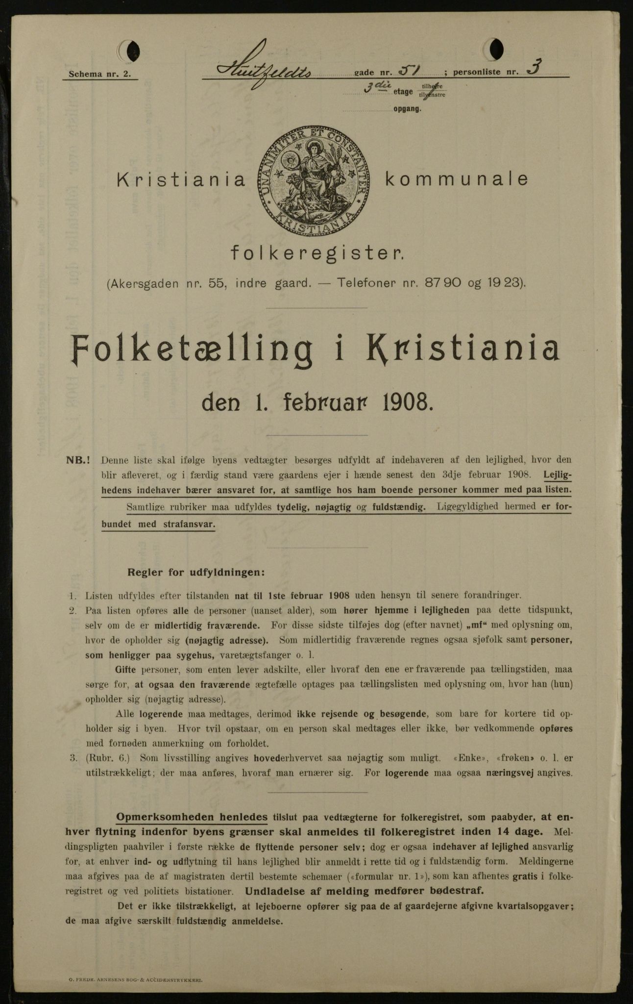 OBA, Municipal Census 1908 for Kristiania, 1908, p. 37927