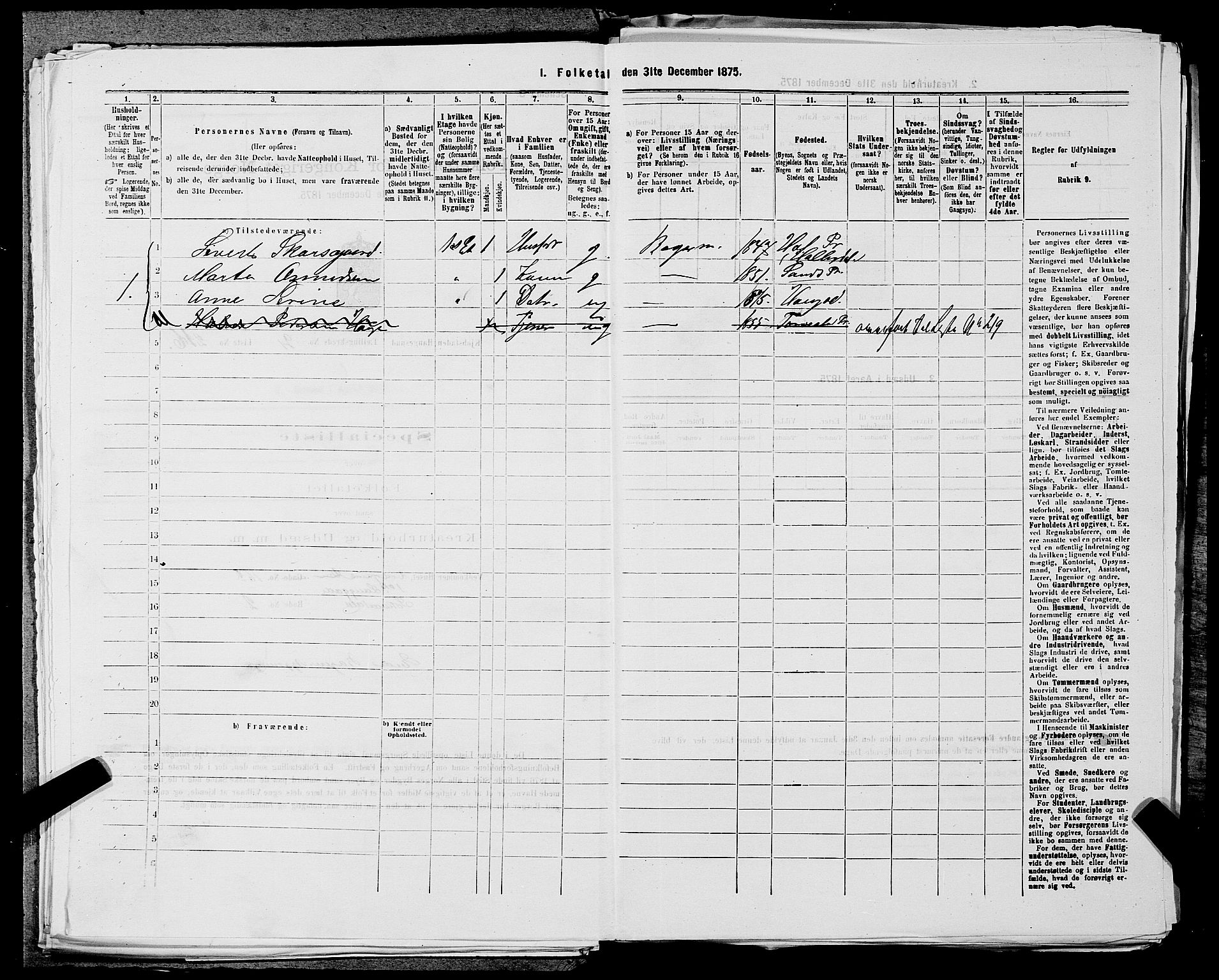 SAST, 1875 census for 1106B Torvastad/Haugesund, 1875, p. 504