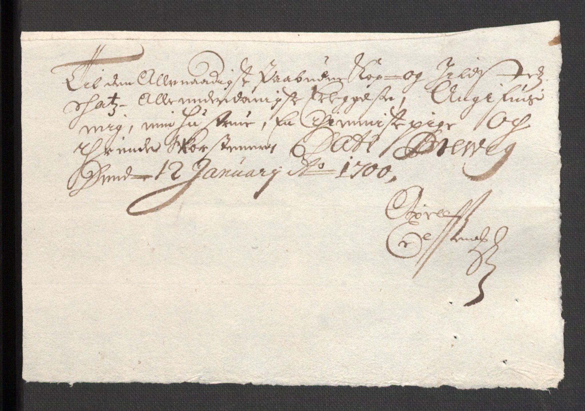 Rentekammeret inntil 1814, Reviderte regnskaper, Fogderegnskap, AV/RA-EA-4092/R36/L2104: Fogderegnskap Øvre og Nedre Telemark og Bamble, 1700, p. 408