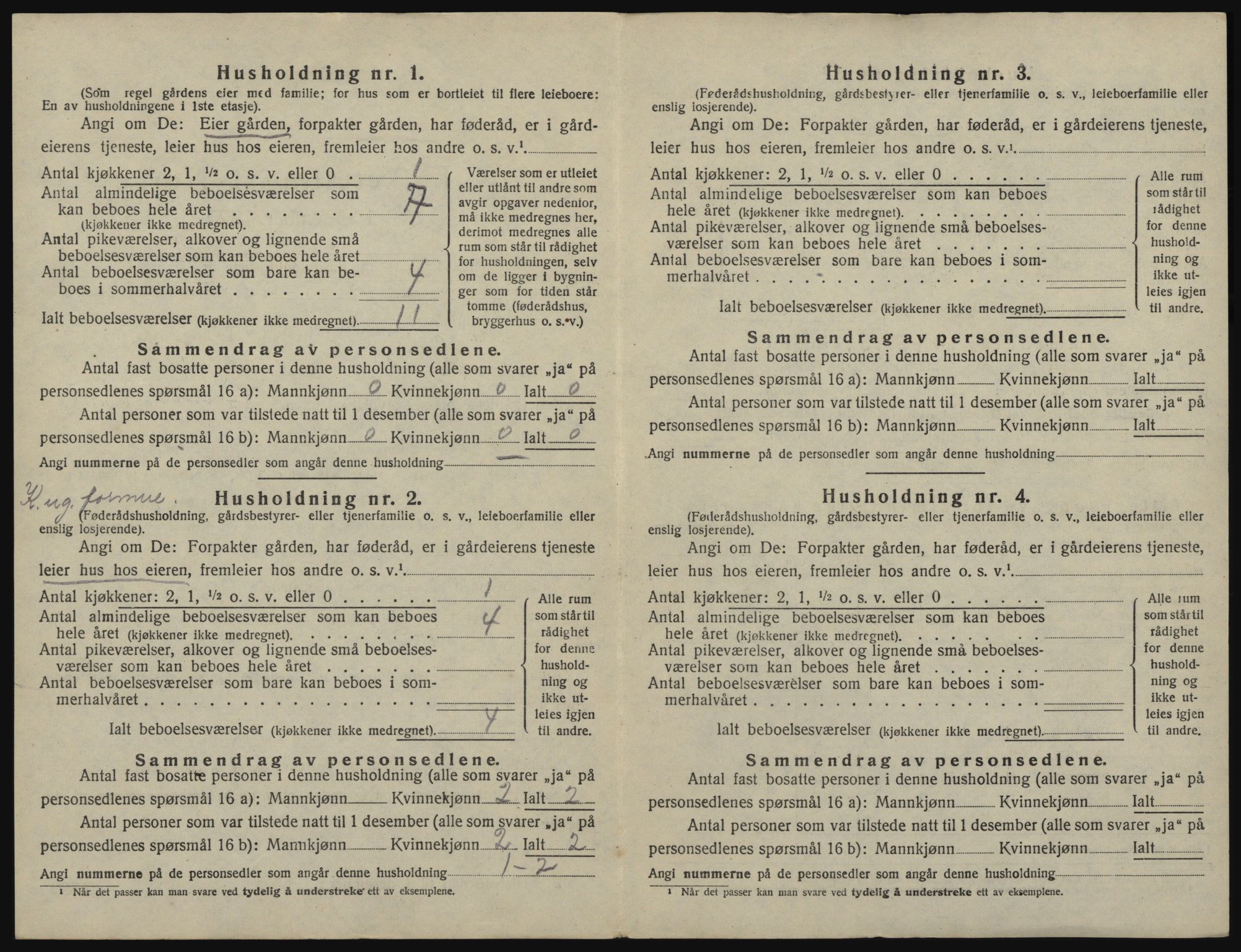 SAO, 1920 census for Oppegård, 1920, p. 38