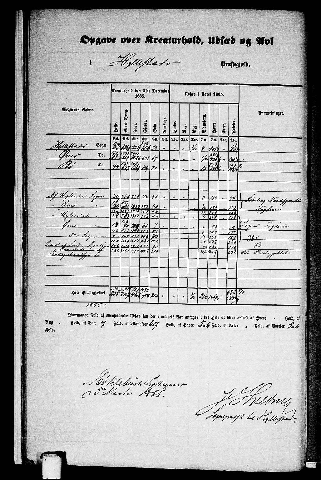 RA, 1865 census for Hyllestad, 1865, p. 12