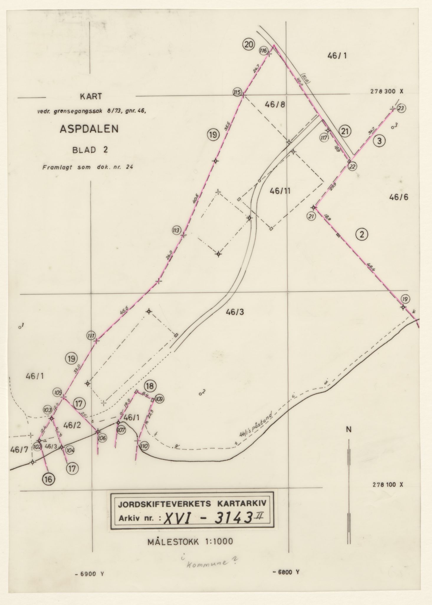 Jordskifteverkets kartarkiv, RA/S-3929/T, 1859-1988, p. 4106