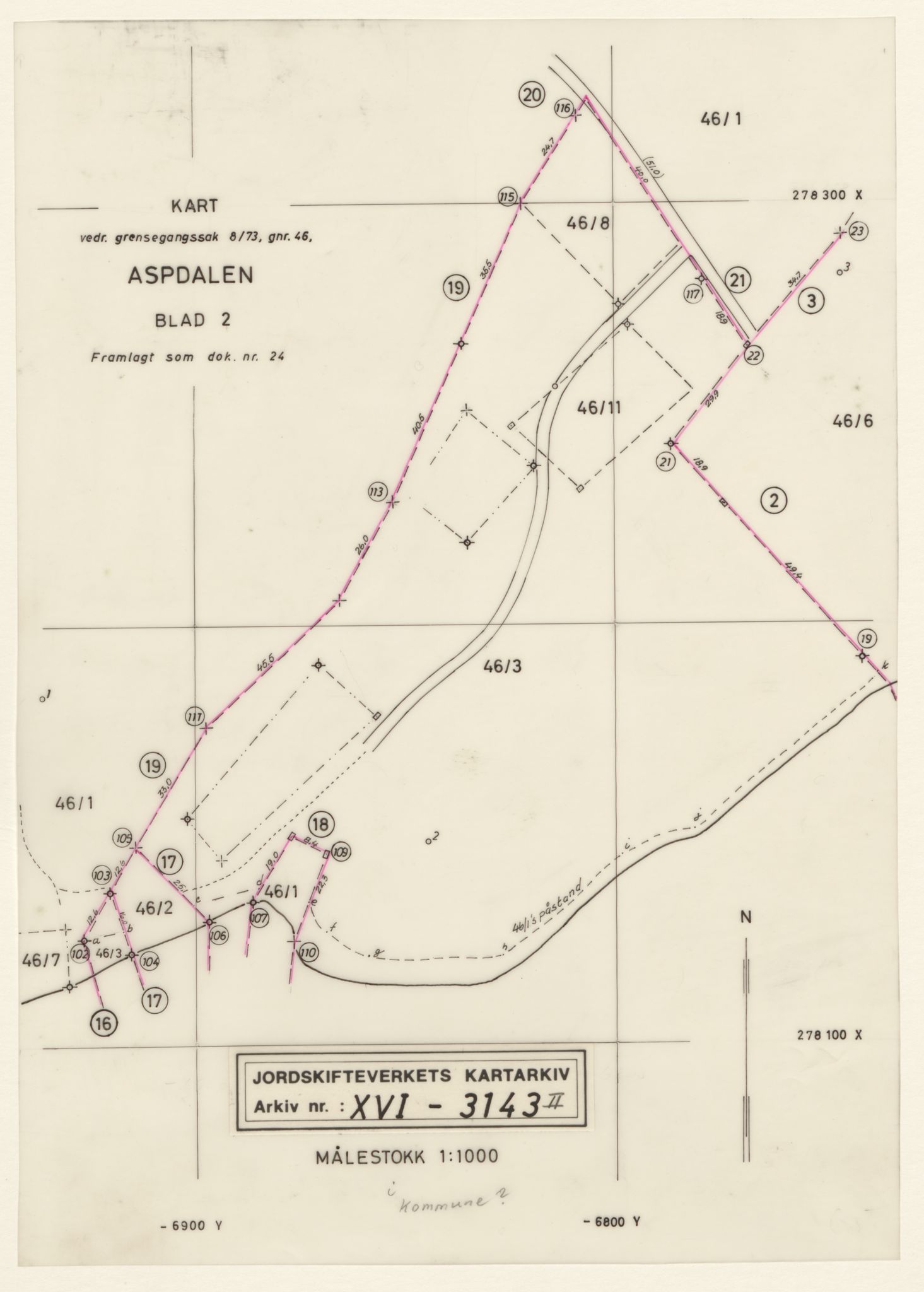 Jordskifteverkets kartarkiv, AV/RA-S-3929/T, 1859-1988, p. 4106